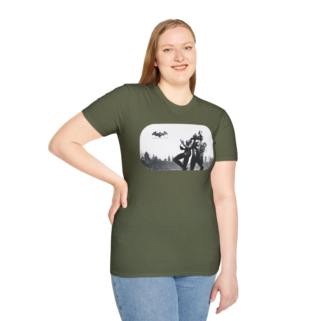Batman & Joker Silhouette T-Shirt — Dark City Comic Graphic Tee