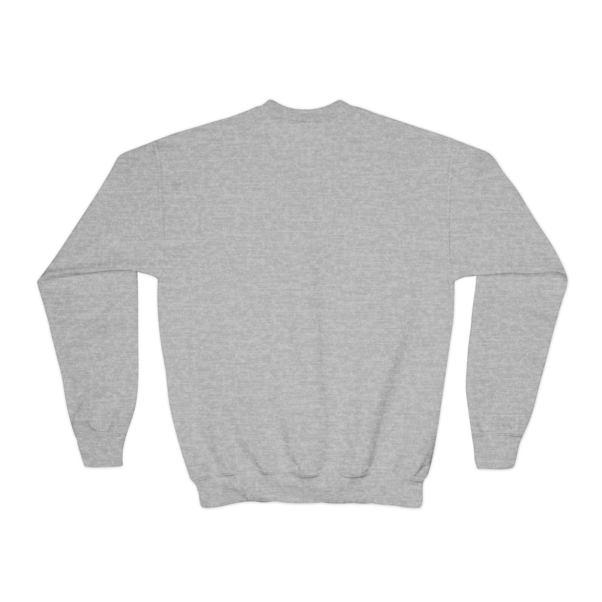 Youth Crewneck Sweatshirt — Neon Mushroom Fantasy Graphic