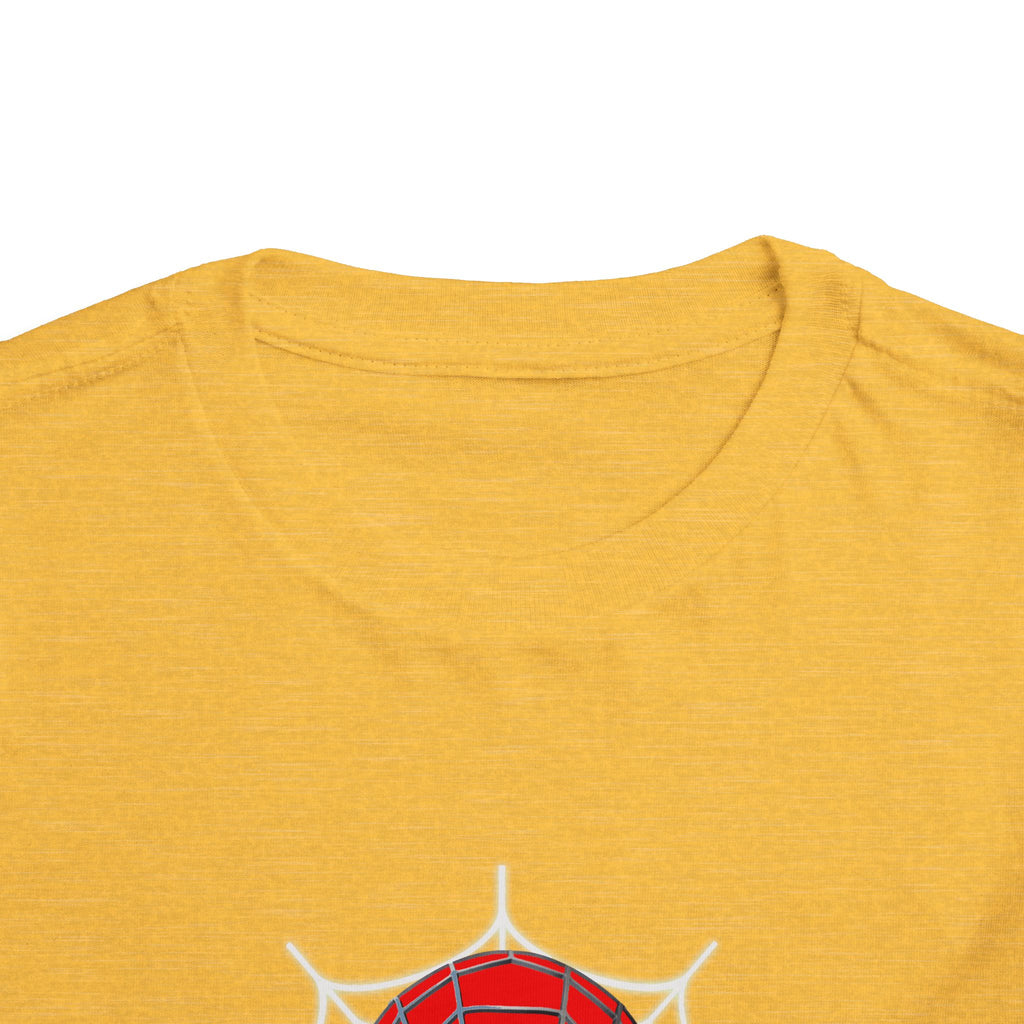 Spider Mask Toddler Tee — Cute Web Hero Graphic Shirt