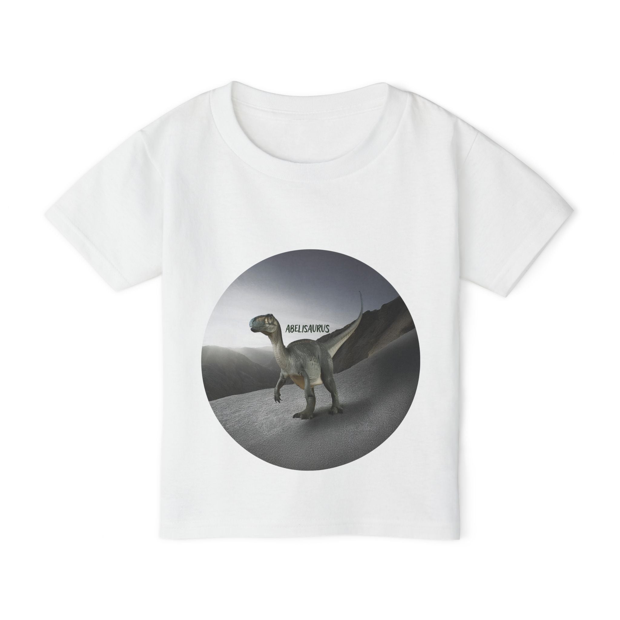 Toddler Dinosaur T‑Shirt — 'Helsaurus' Graphic Dino Tee