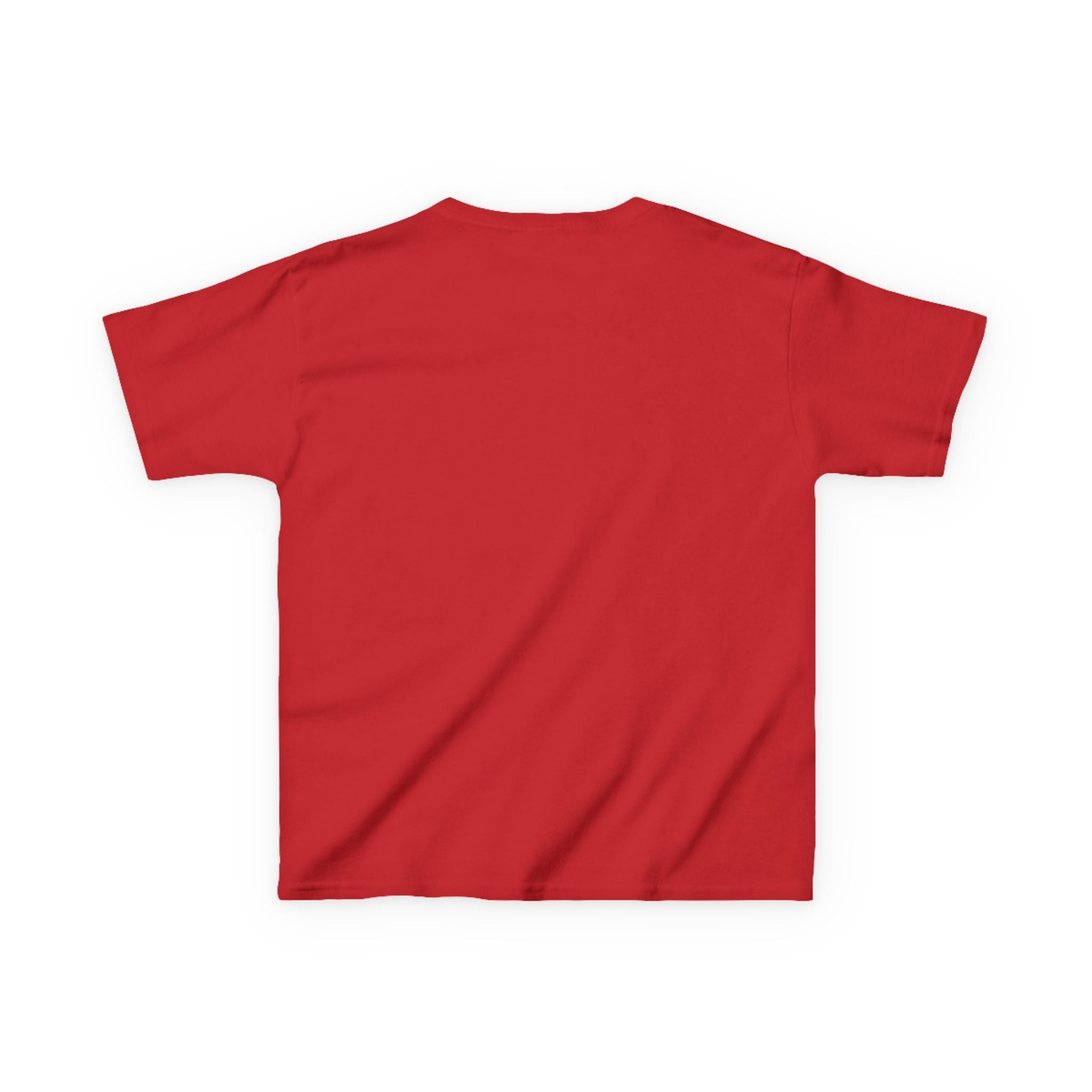 Kids Tee — Cat in Red Winter Hat & Bow Tie Holiday Shirt