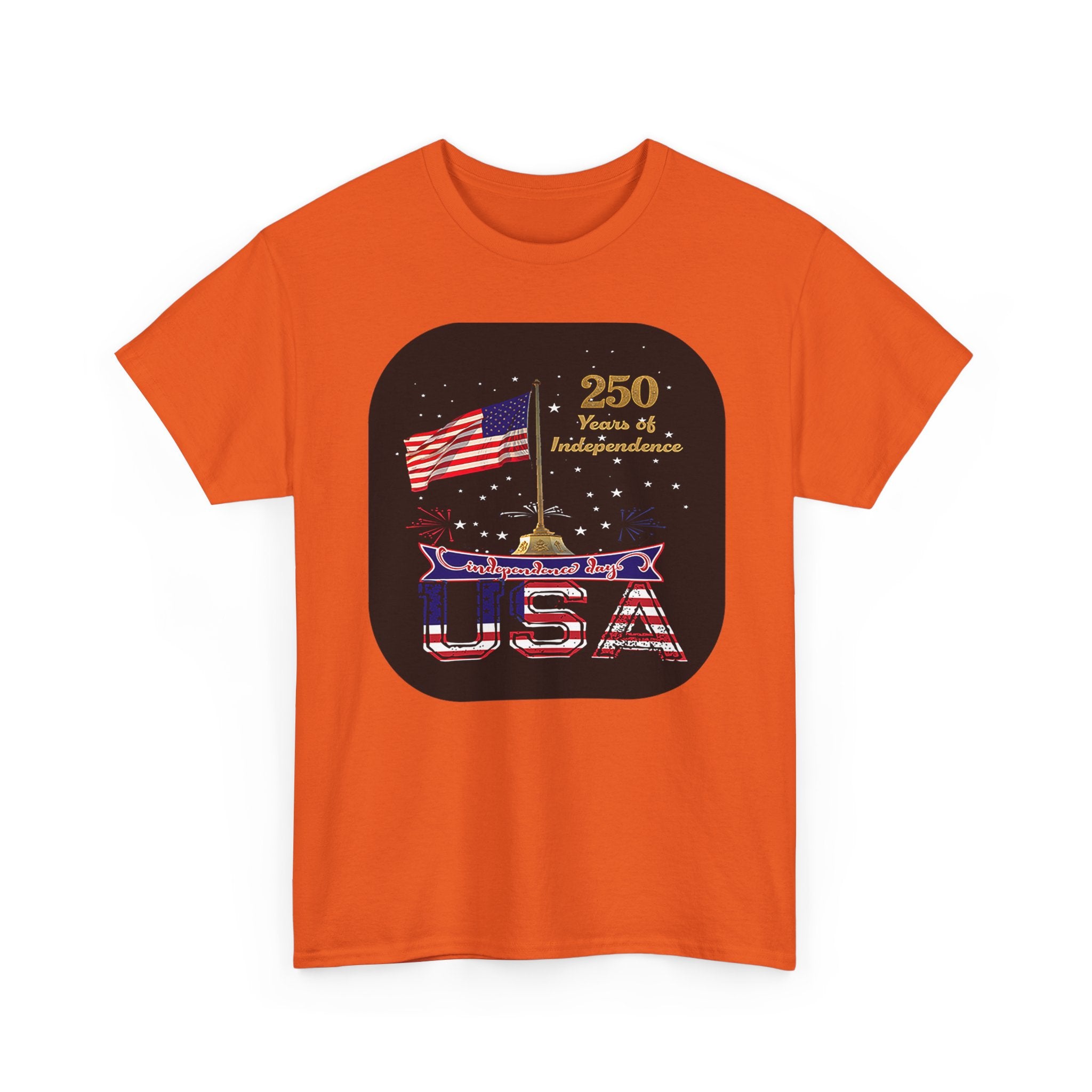 USA 250th Independence Graphic Tee — American Flag Bicentennial Celebration T-Shirt