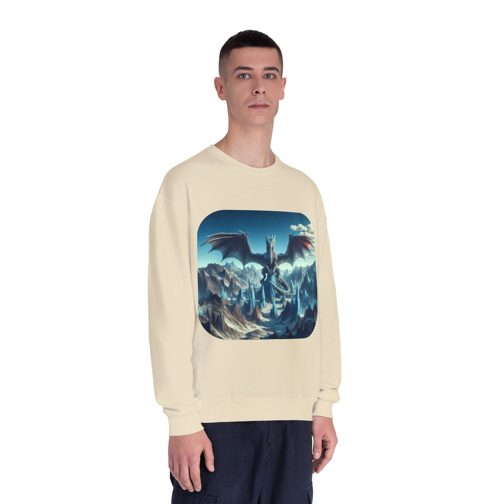 Dragon Graphic Crewneck Sweatshirt — Eye‑Catching Mythical Design
