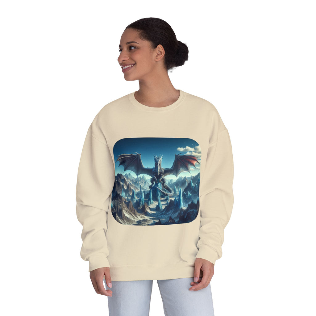 Dragon Graphic Crewneck Sweatshirt — Eye‑Catching Mythical Design