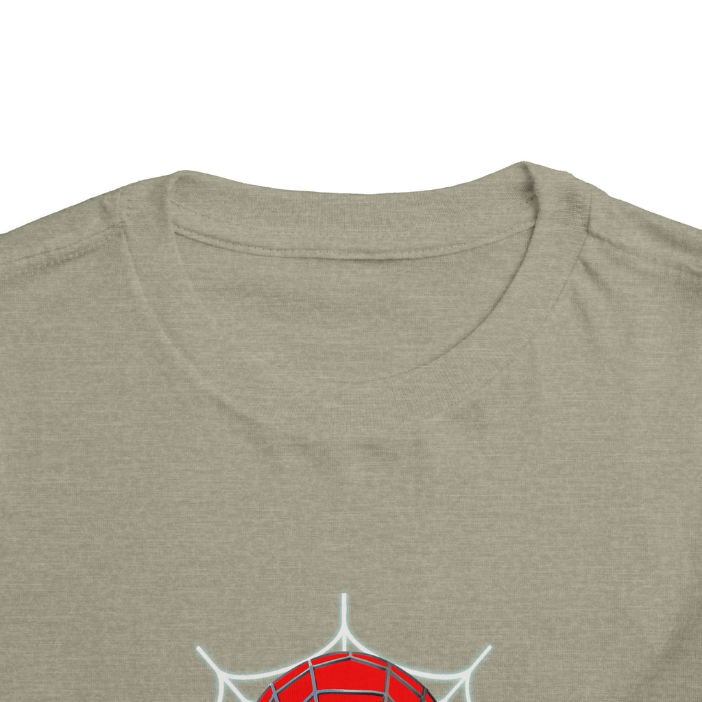 Spider Mask Toddler Tee — Cute Web Hero Graphic Shirt