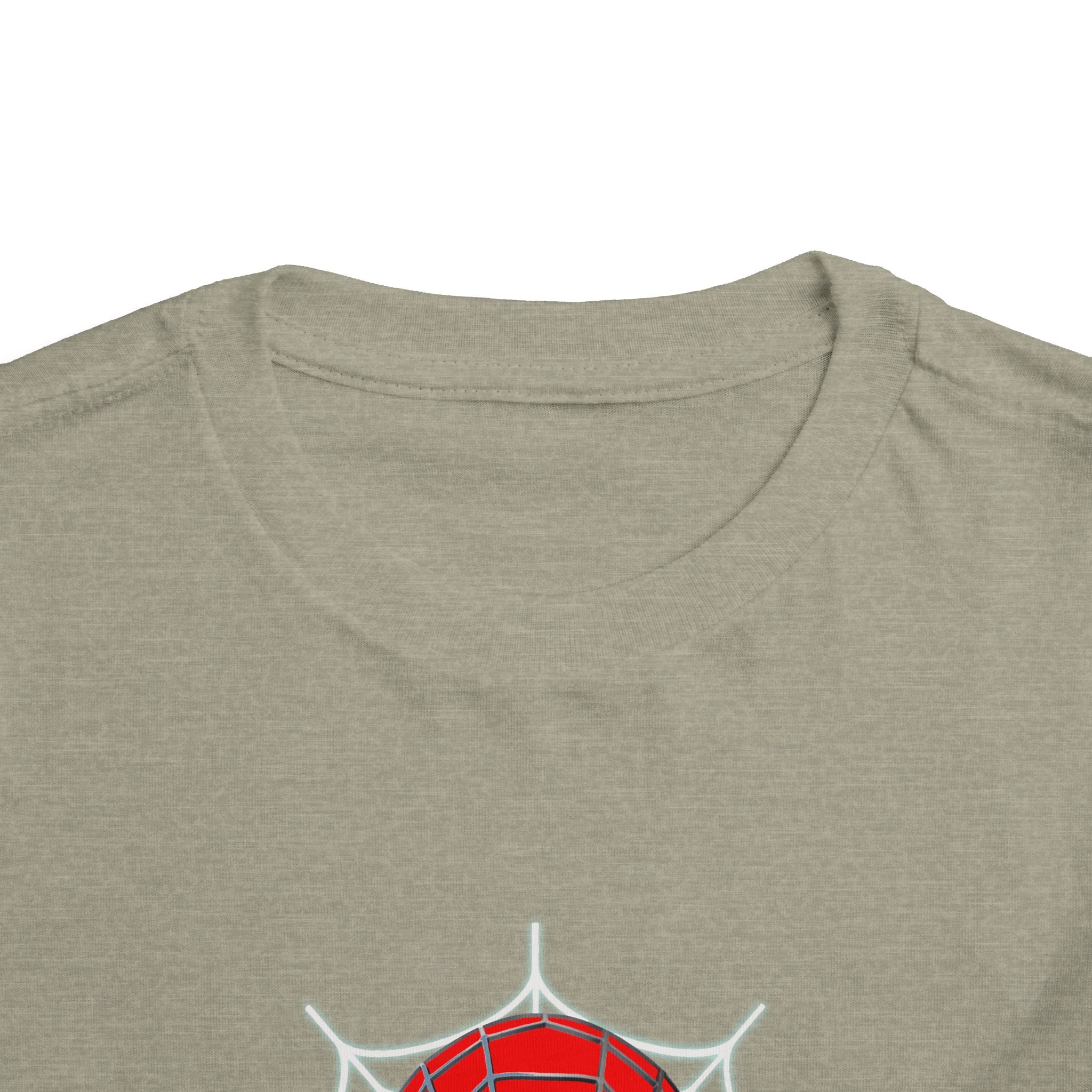 Spider Mask Toddler Tee — Cute Web Hero Graphic Shirt