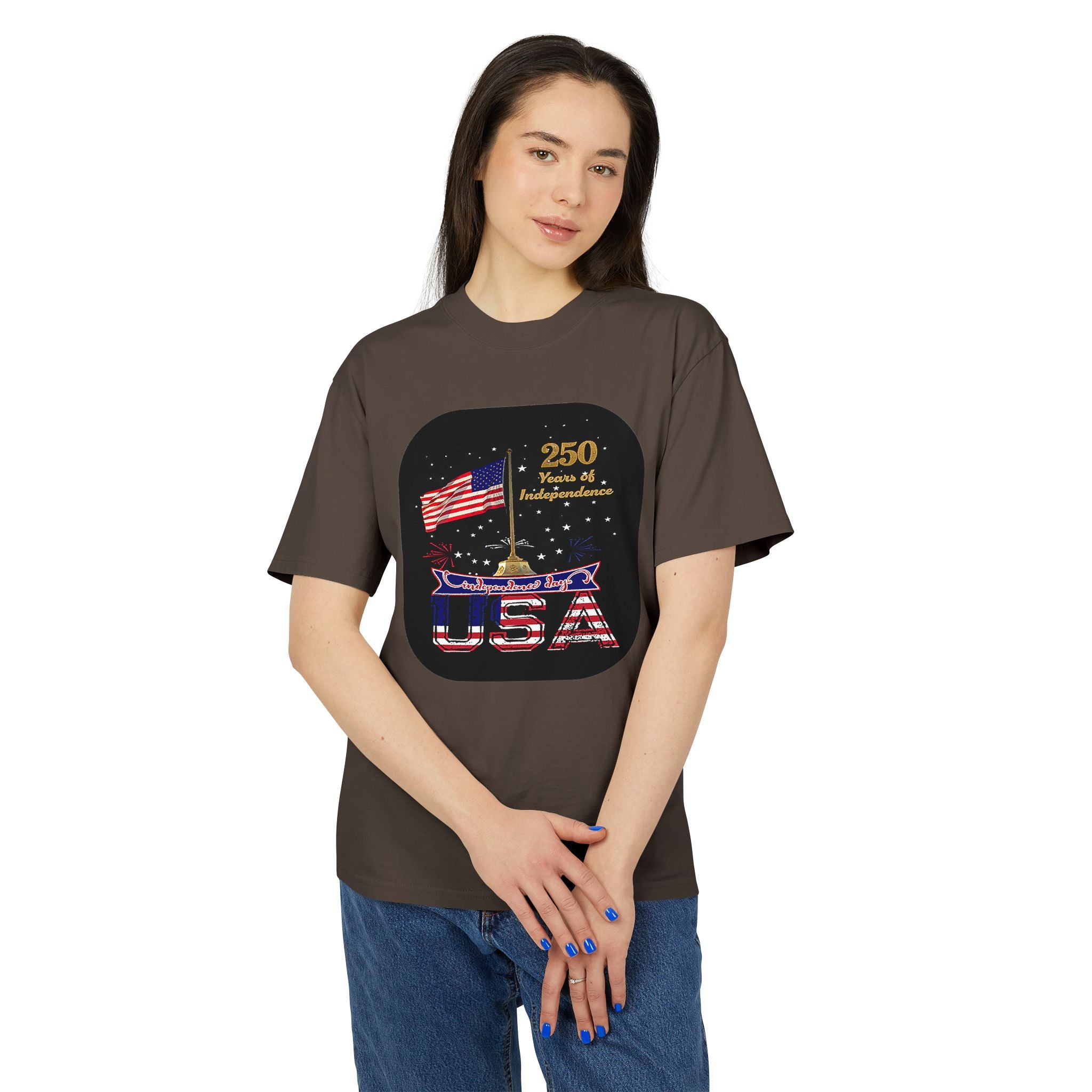 Patriotic Independence Tee — "250 Years of Independence"
