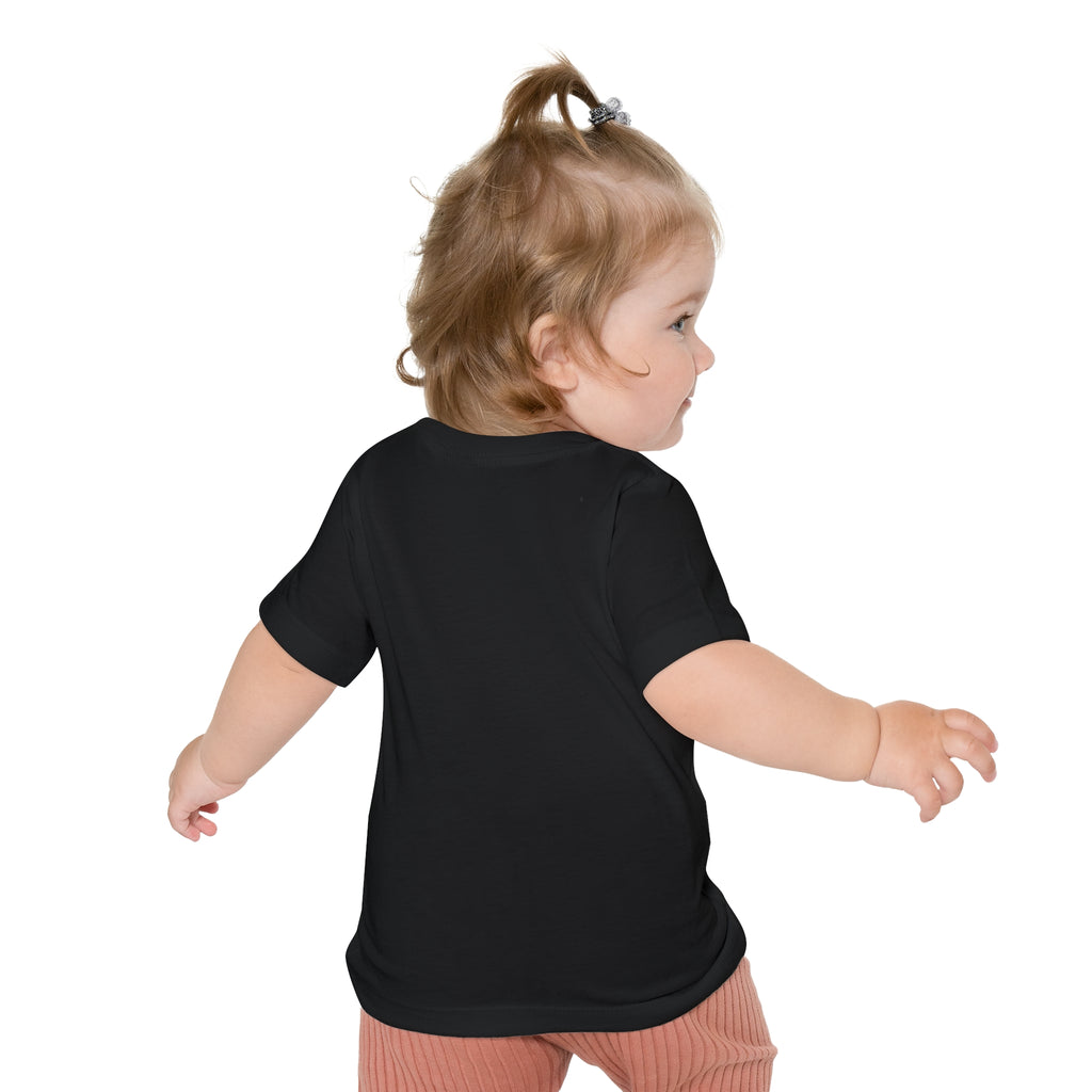 Baby T-Shirt — Forest Cub Illustration Cute Snow Leopard Print