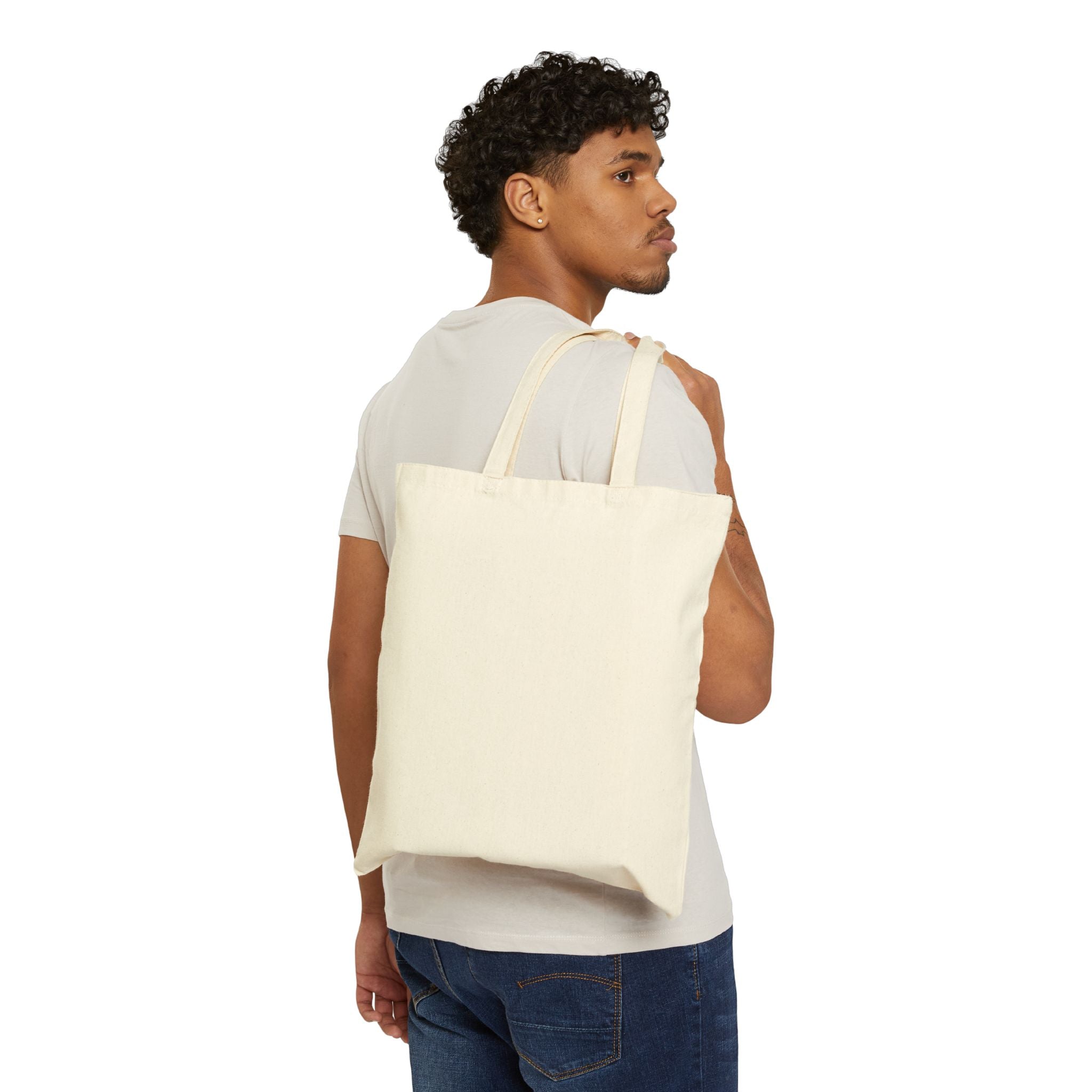 Canvas Tote Bag — "Be Kind" Inspirational Reusable Shopper