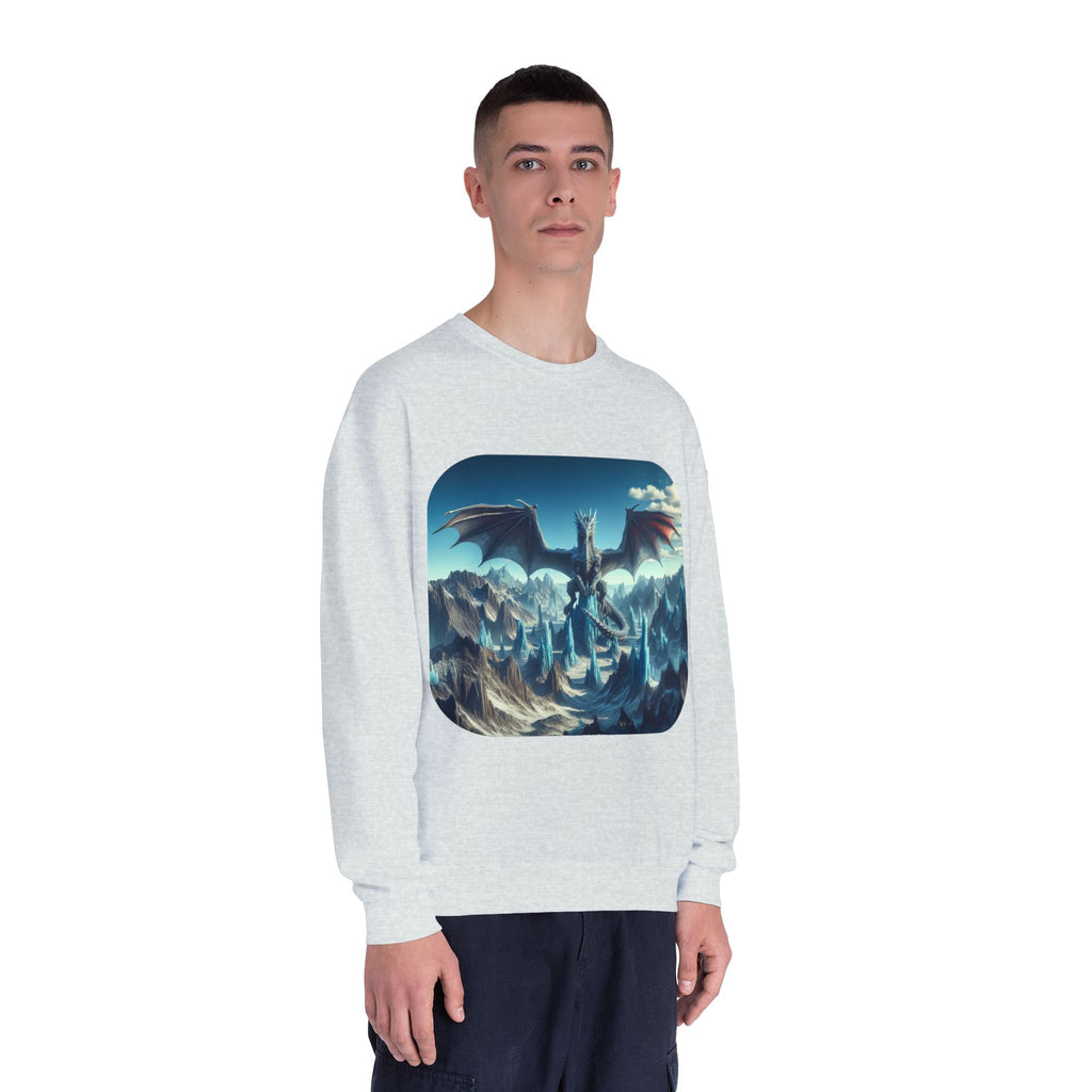 Dragon Graphic Crewneck Sweatshirt — Eye‑Catching Mythical Design