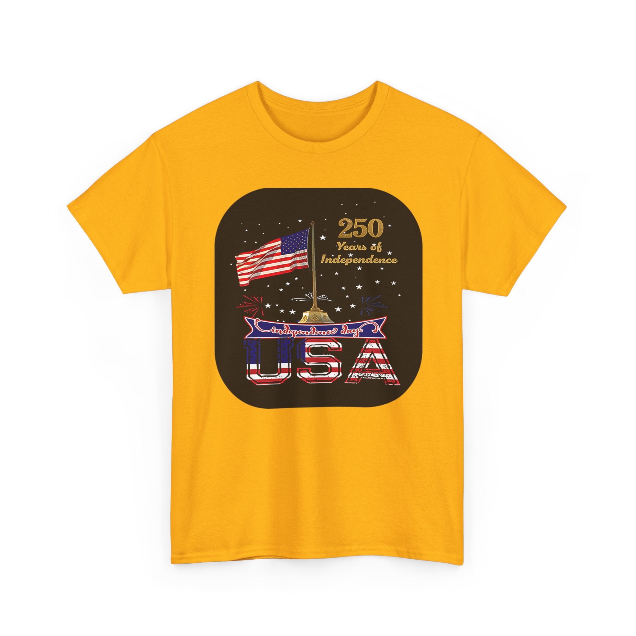 USA 250th Independence Graphic Tee — American Flag Bicentennial Celebration T-Shirt
