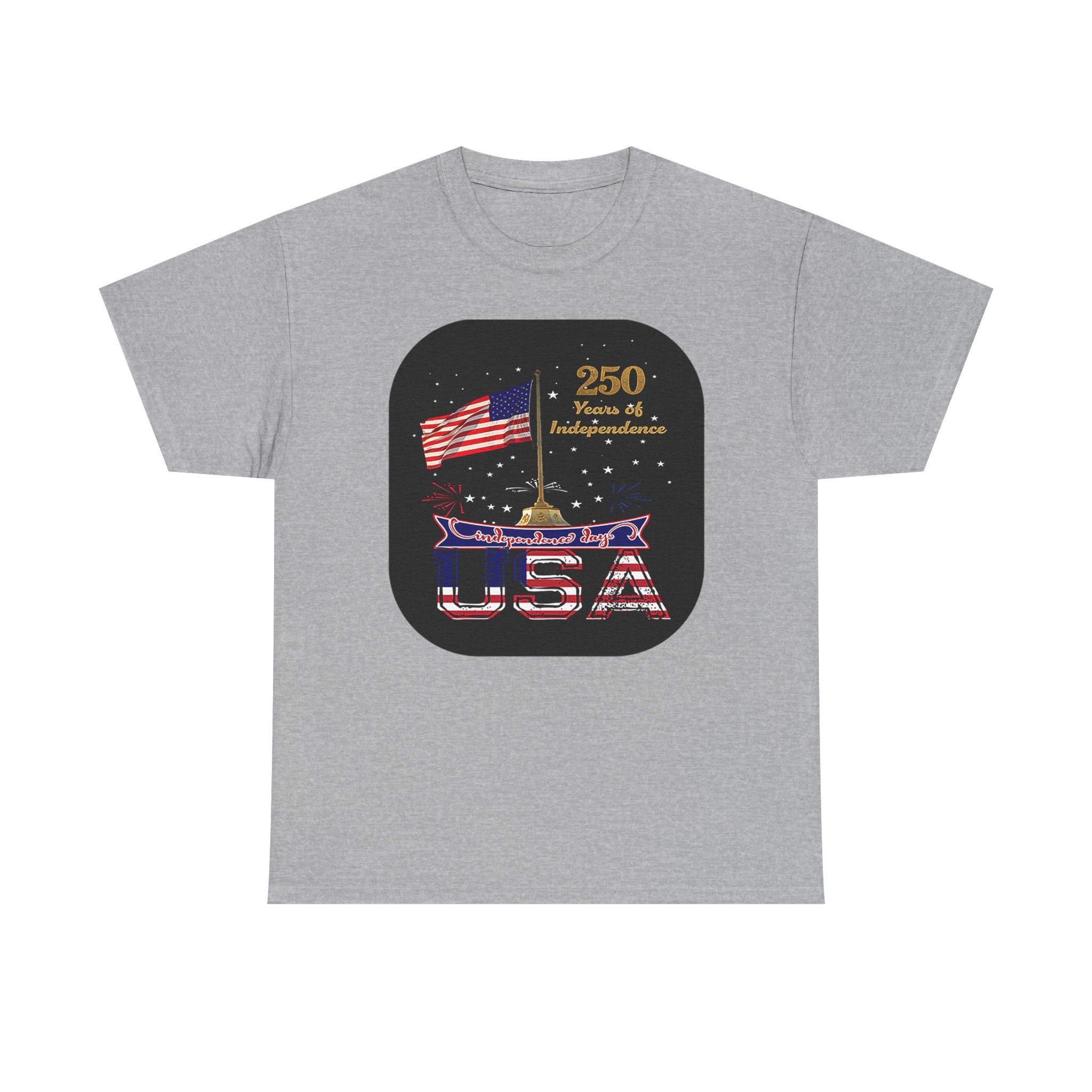 USA 250th Independence Graphic Tee — American Flag Bicentennial Celebration T-Shirt