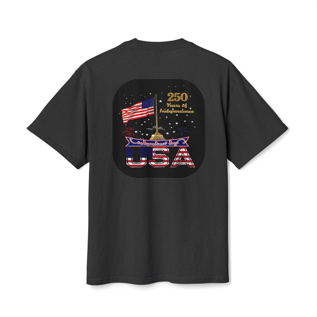 USA 250th Anniversary T-Shirt — Patriotic Flag Fourth of July Tee
