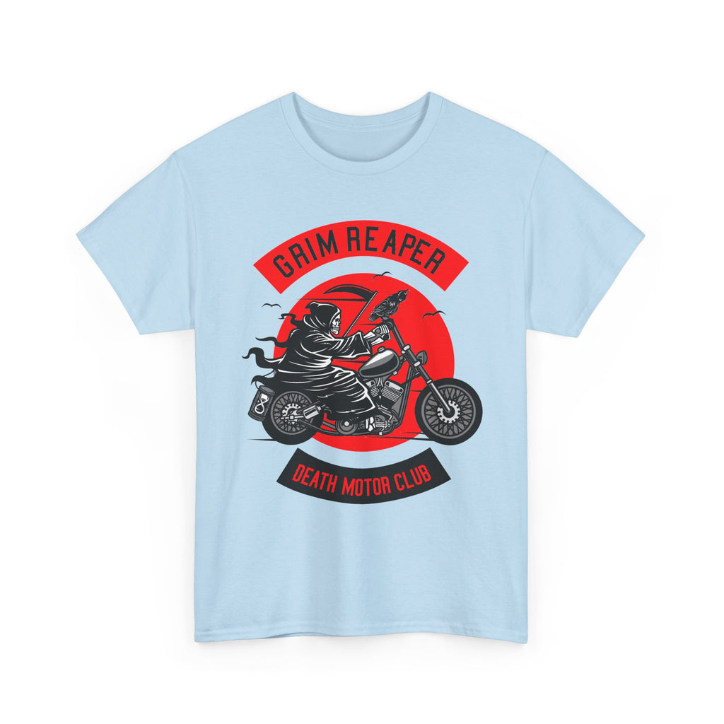 Grim Reaper Motor Club Tee — Biker Skull Motorcycle T‑Shirt