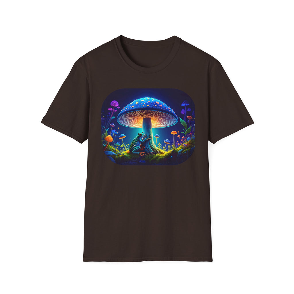 Psychedelic Mushroom Nightscape T-Shirt