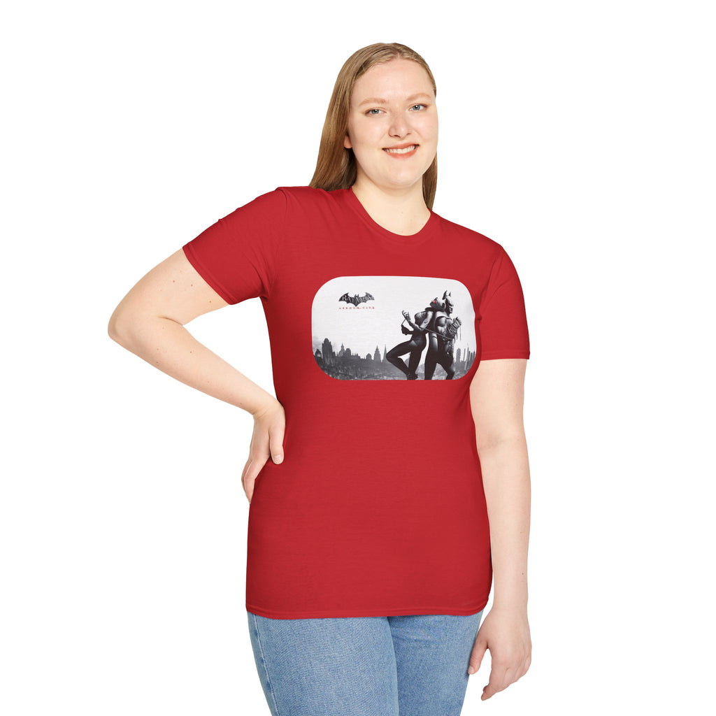 Batman & Joker Silhouette T-Shirt — Dark City Comic Graphic Tee