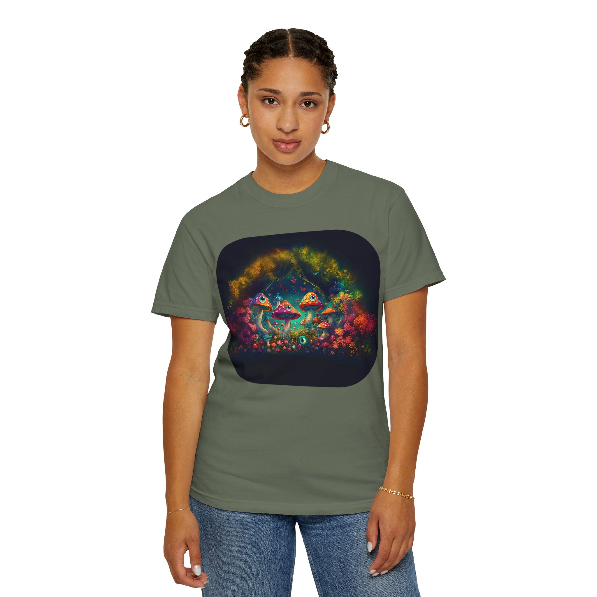 Psychedelic Mushroom Grove T-Shirt