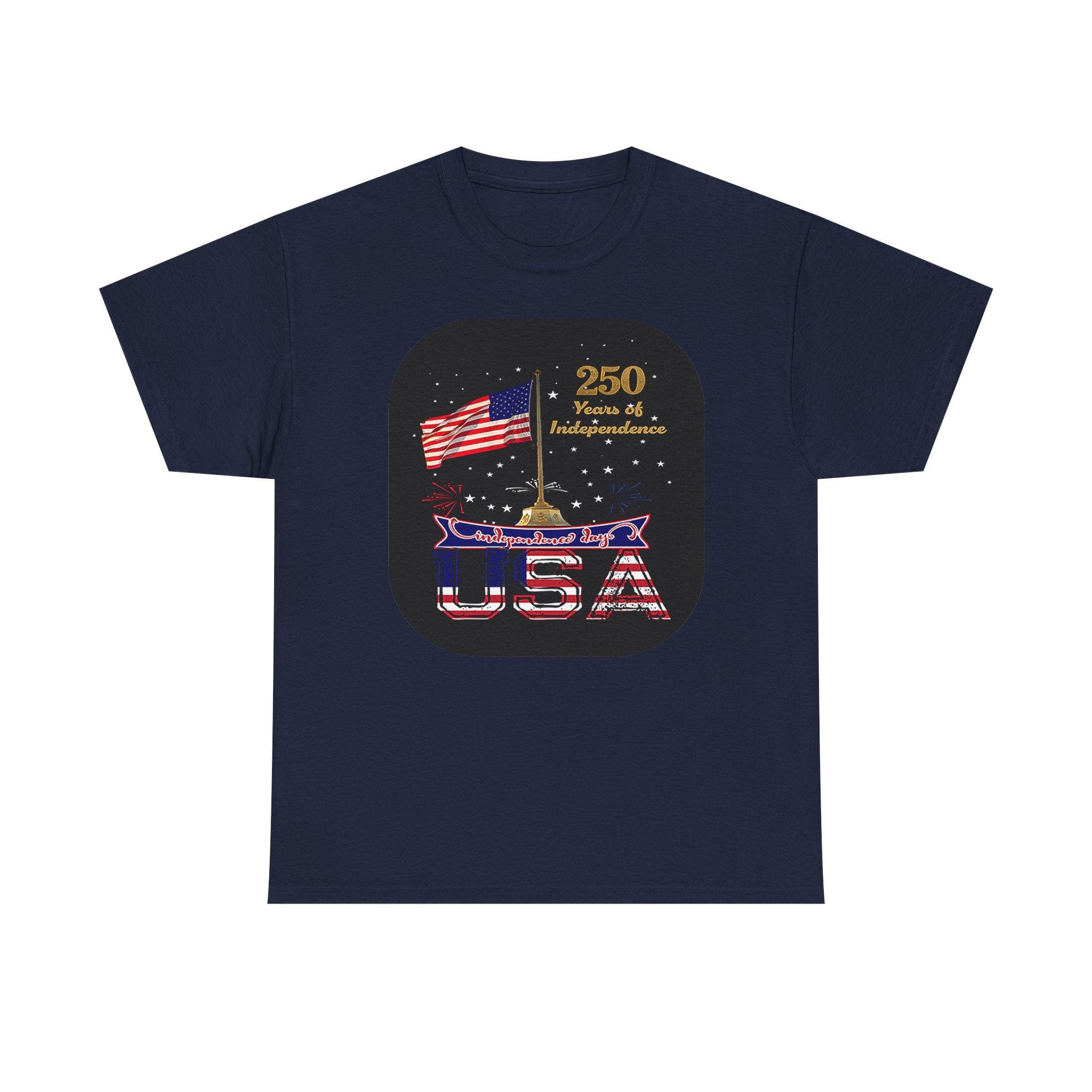 USA 250th Independence Graphic Tee — American Flag Bicentennial Celebration T-Shirt