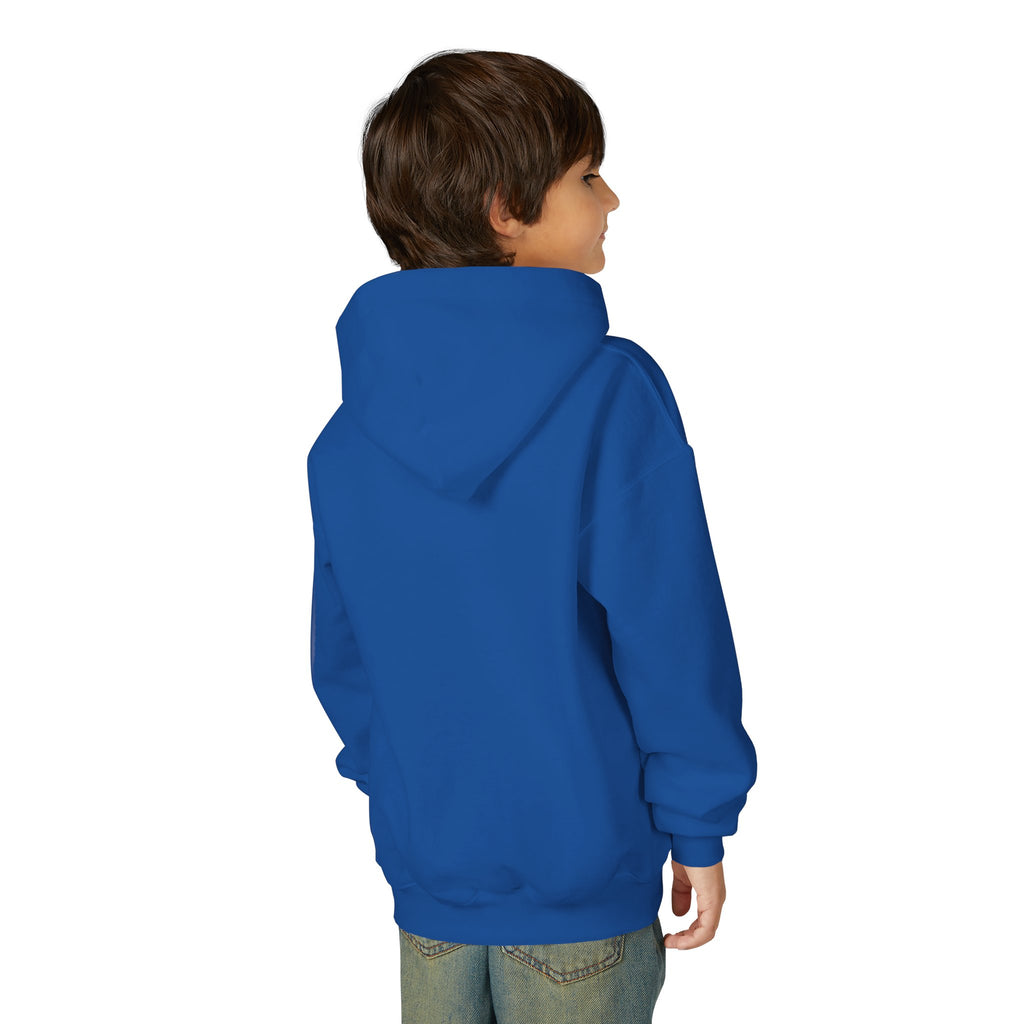 Youth Hoodie — Neon Cyber Jungle Graphic "CONSUMER"