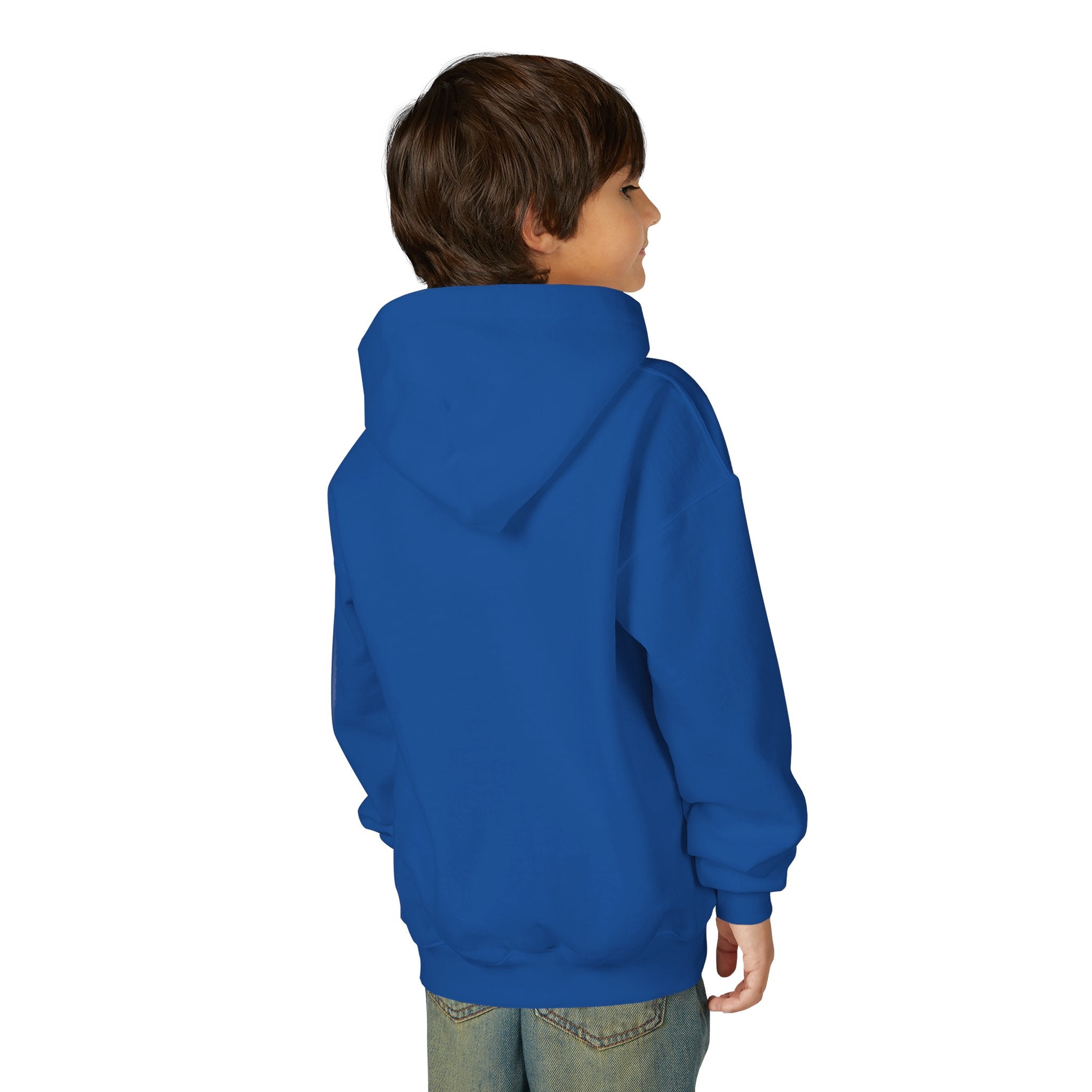 Youth Hoodie — Neon Cyber Jungle Graphic "CONSUMER"