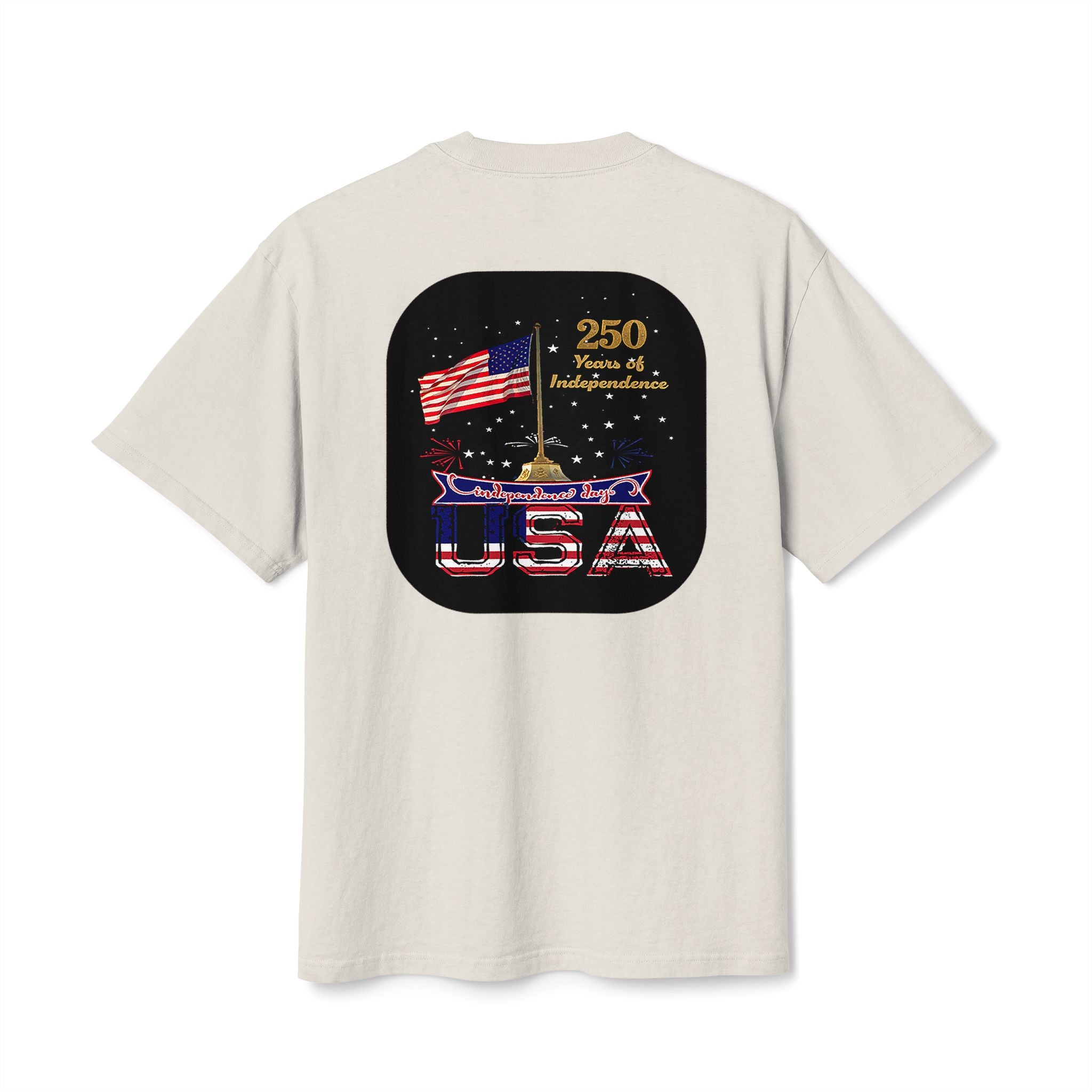USA 250th Anniversary T-Shirt — Patriotic Flag Fourth of July Tee
