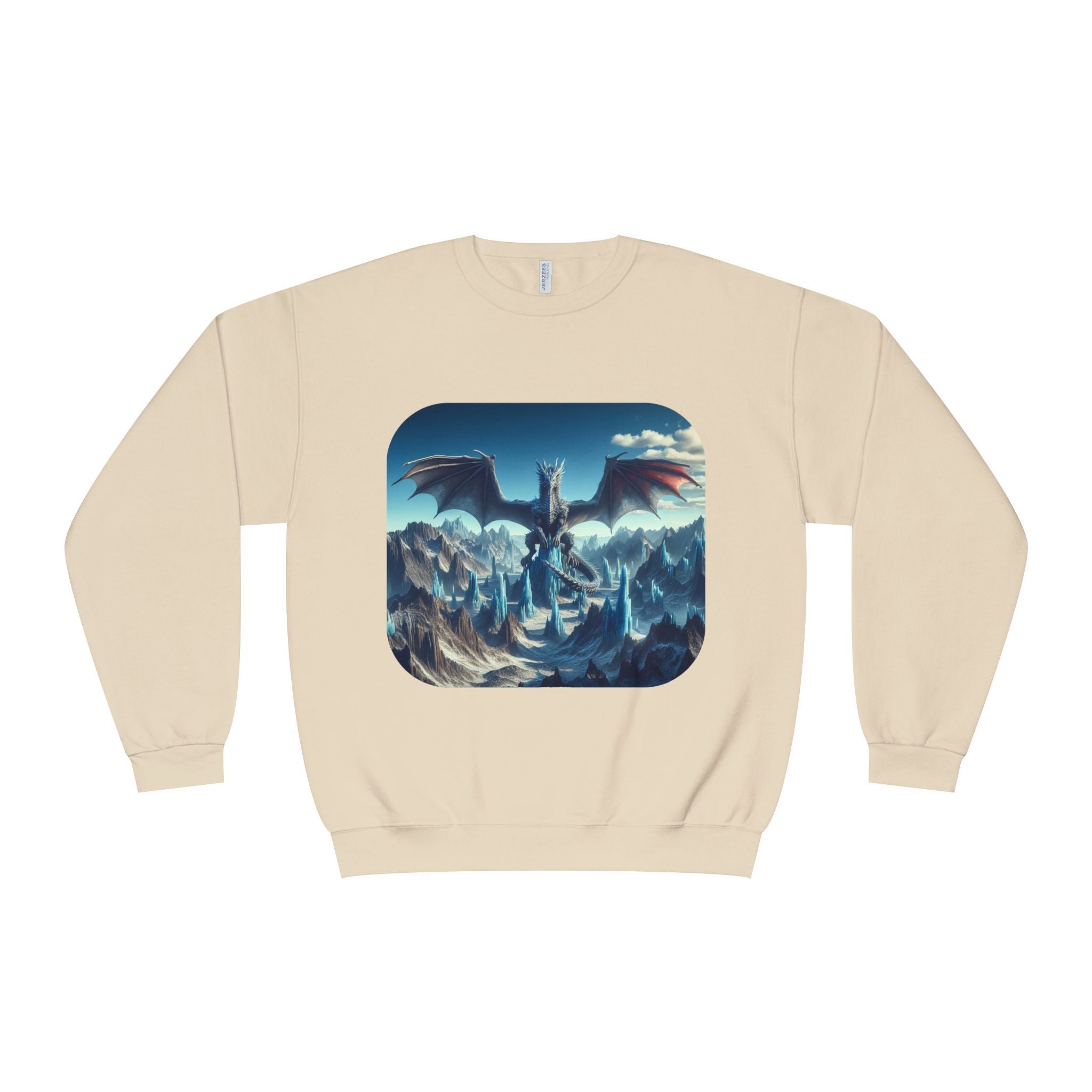 Dragon Graphic Crewneck Sweatshirt — Eye‑Catching Mythical Design
