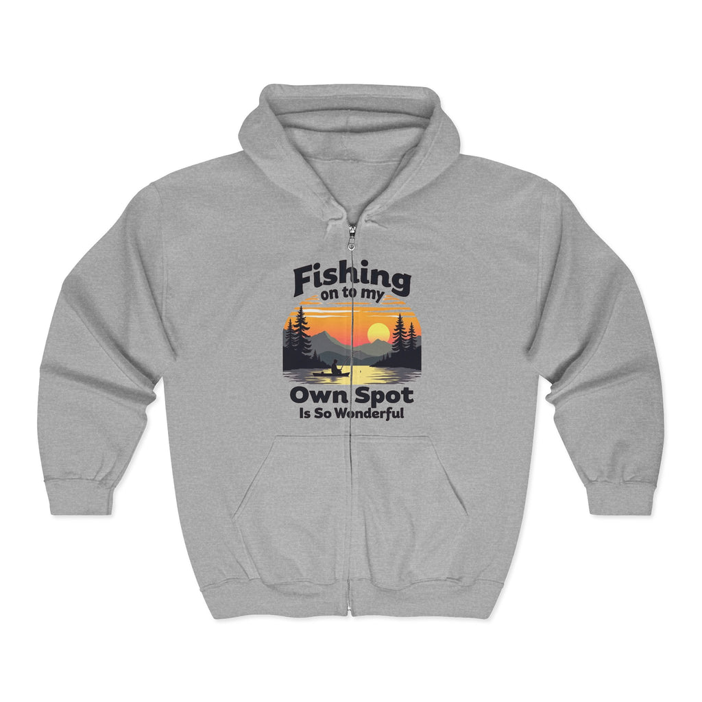 Fisherman Hoodie — "I Grandfather/Father Will Love" Fishing Nature Gift