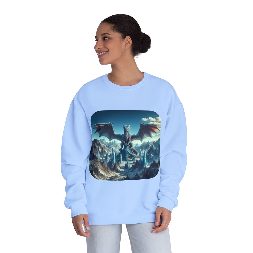 Dragon Graphic Crewneck Sweatshirt — Eye‑Catching Mythical Design