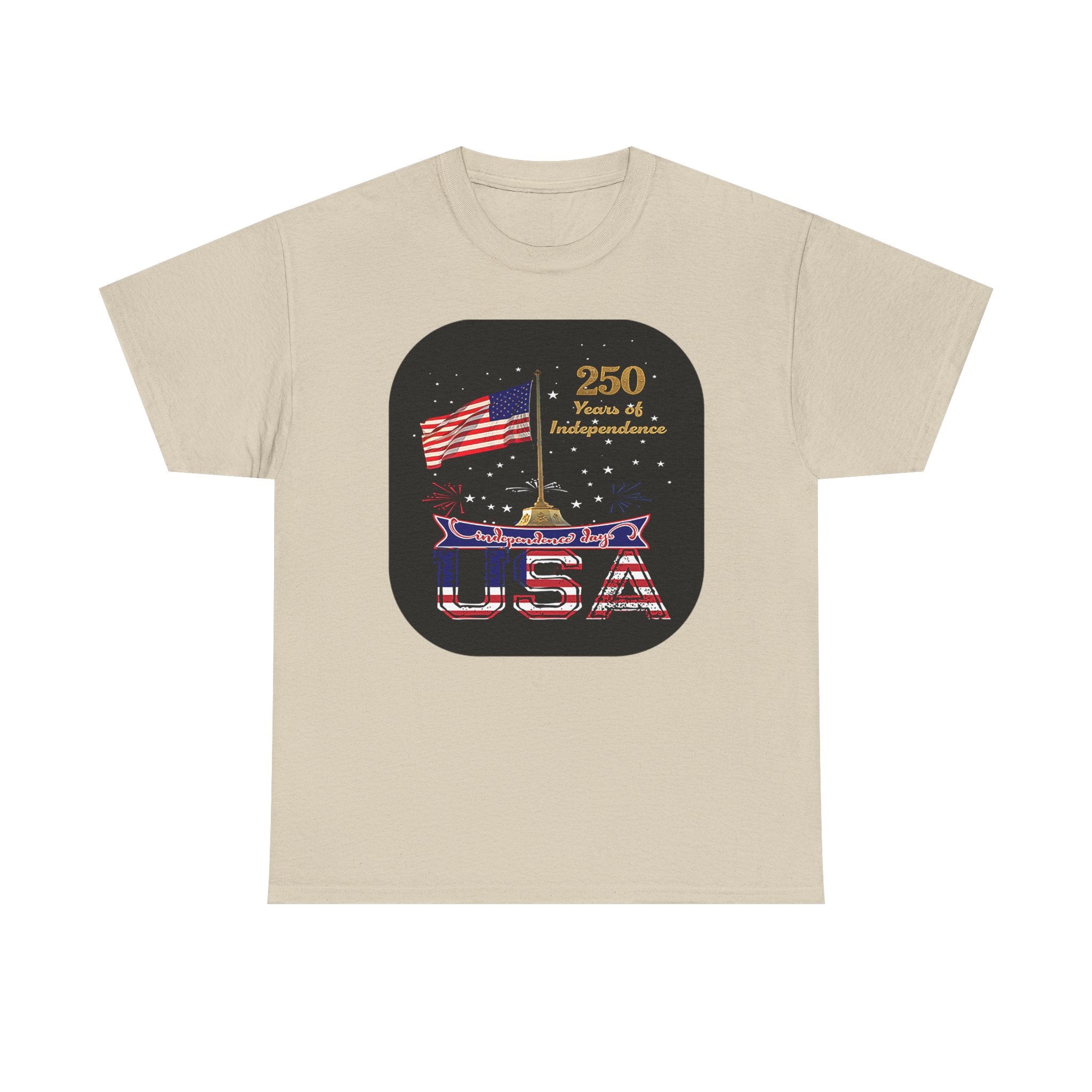 USA 250th Independence Graphic Tee — American Flag Bicentennial Celebration T-Shirt