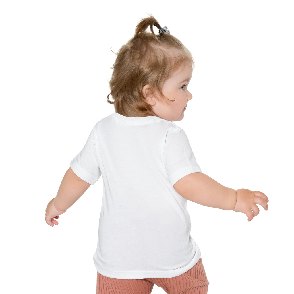 Baby T-Shirt — Forest Cub Illustration Cute Snow Leopard Print