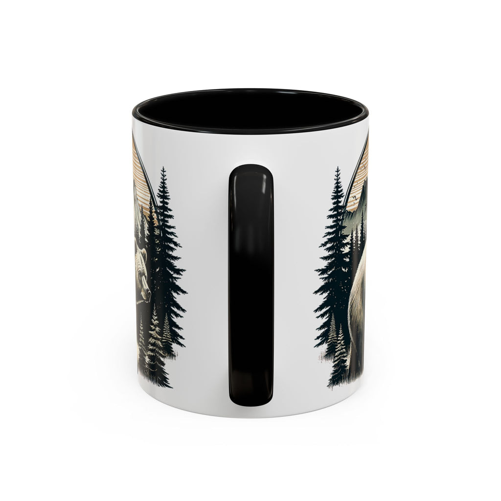 Bear Forest Coffee Mug — Mountain Wildlife Accent Mug (11/15oz)