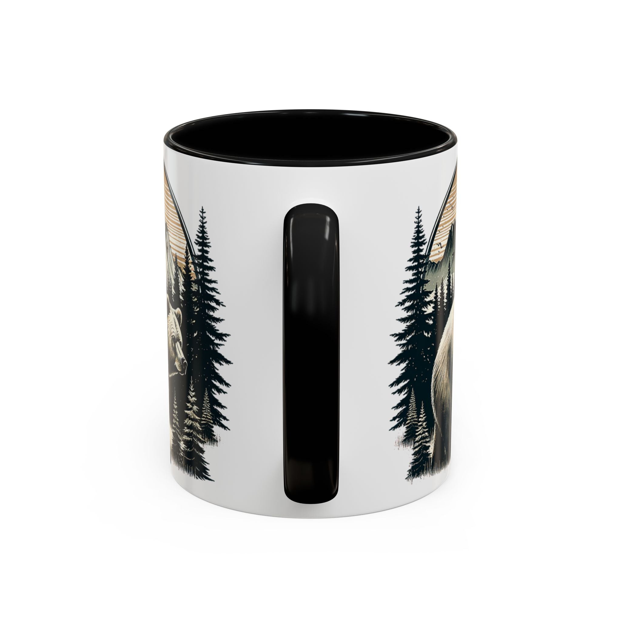 Bear Forest Coffee Mug — Mountain Wildlife Accent Mug (11/15oz)