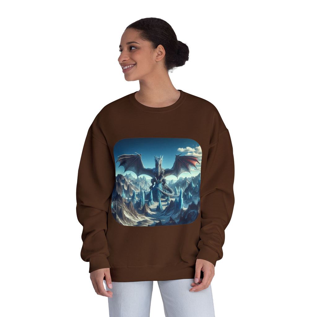 Dragon Graphic Crewneck Sweatshirt — Eye‑Catching Mythical Design