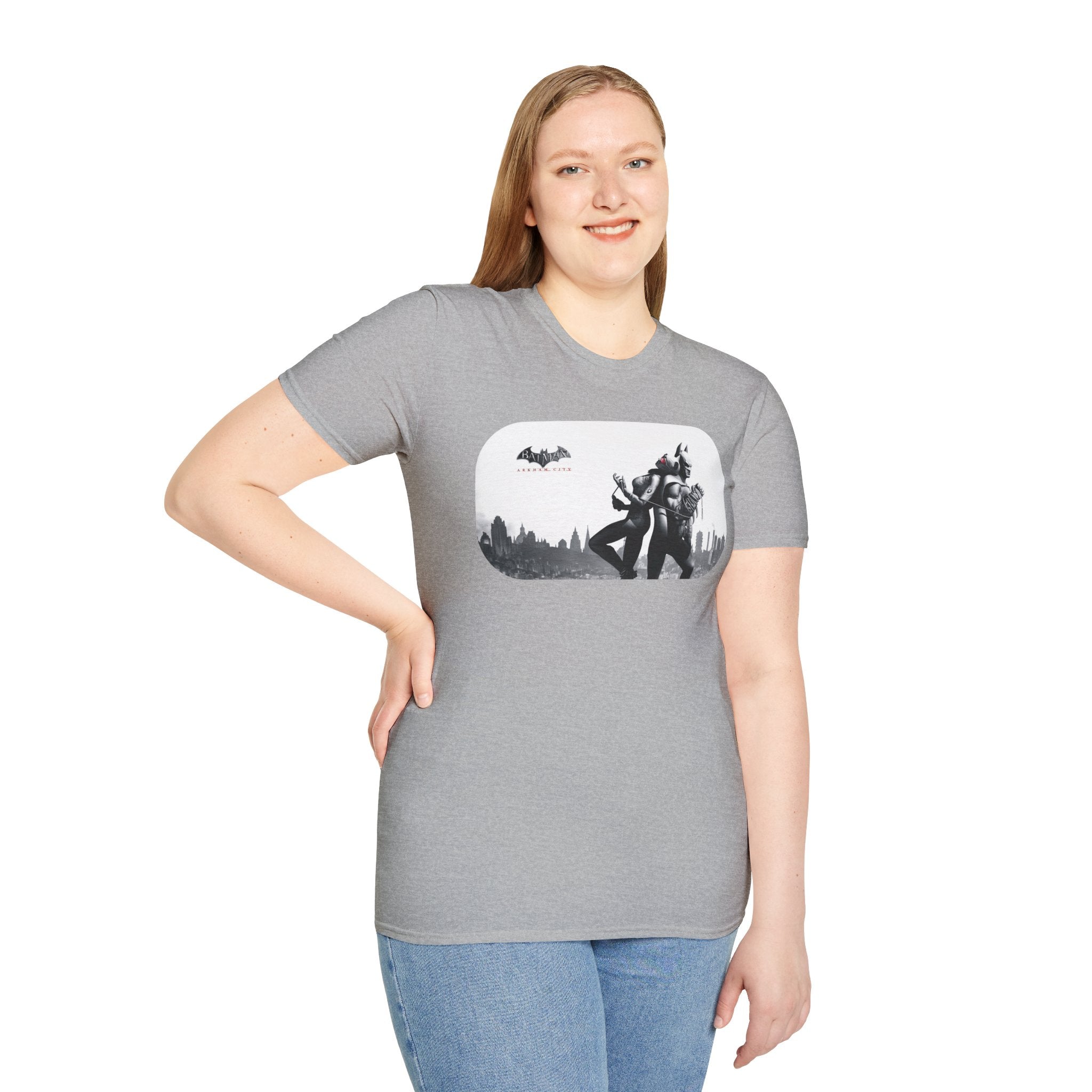 Batman & Joker Silhouette T-Shirt — Dark City Comic Graphic Tee