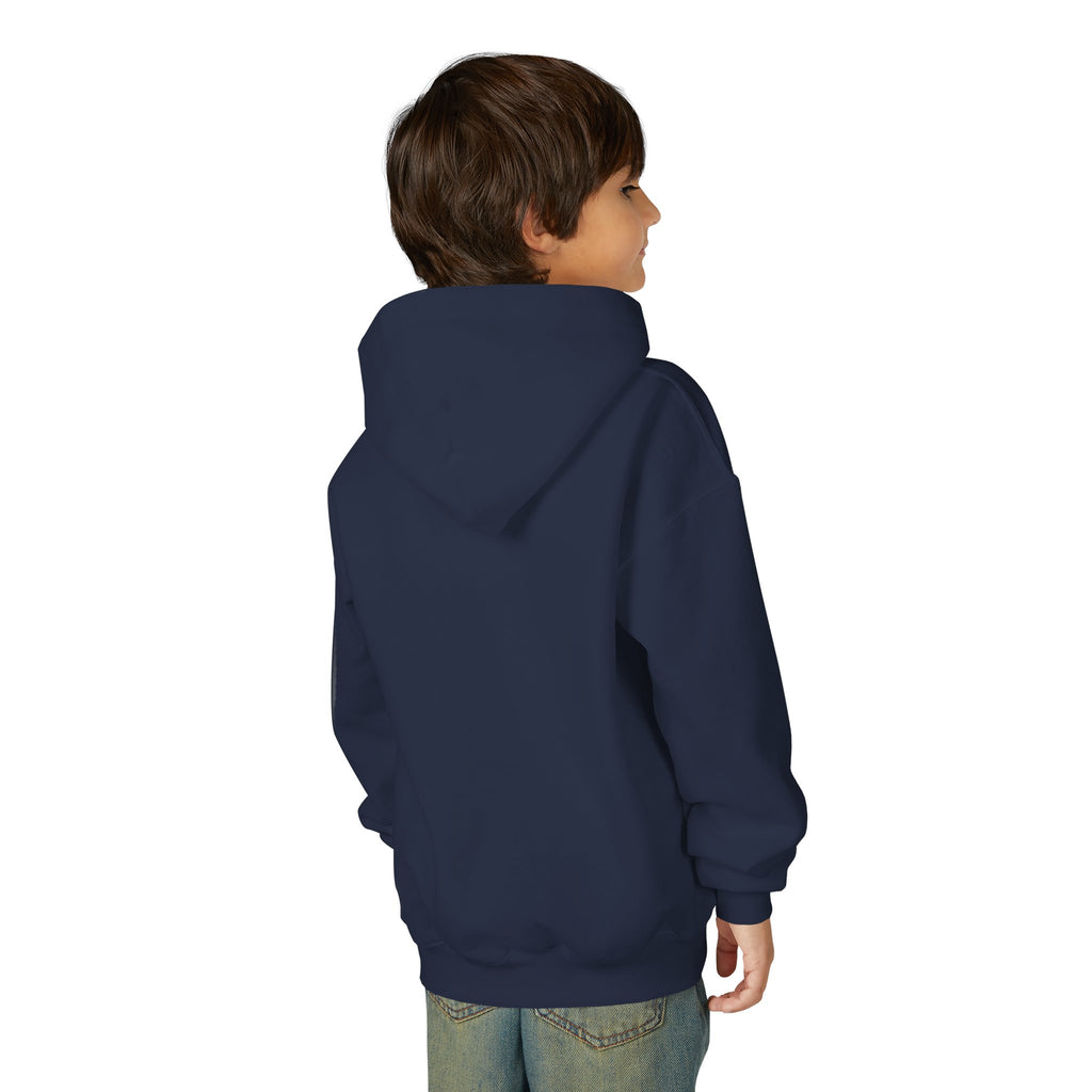 Youth Hoodie — Neon Cyber Jungle Graphic "CONSUMER"