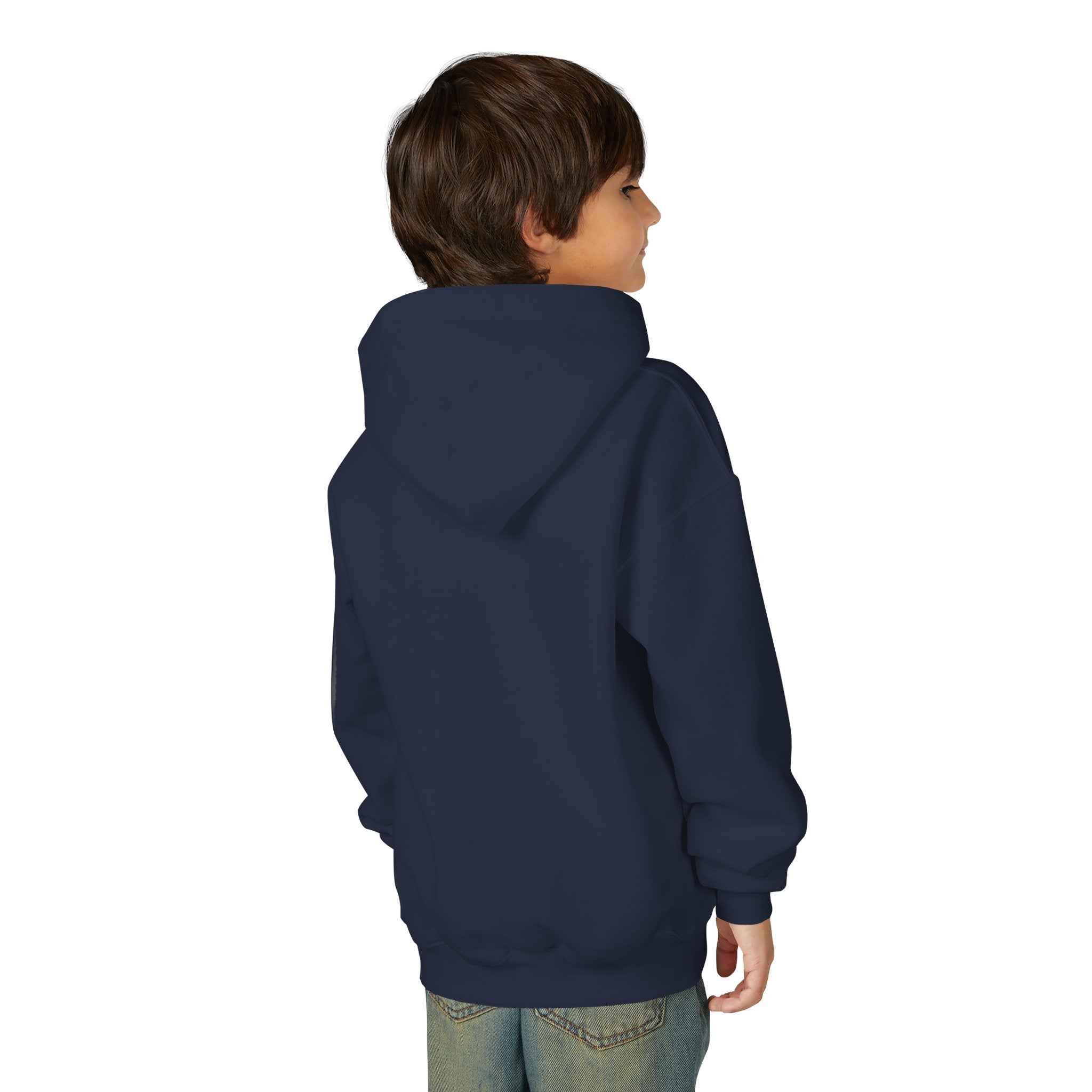 Youth Hoodie — Neon Cyber Jungle Graphic "CONSUMER"