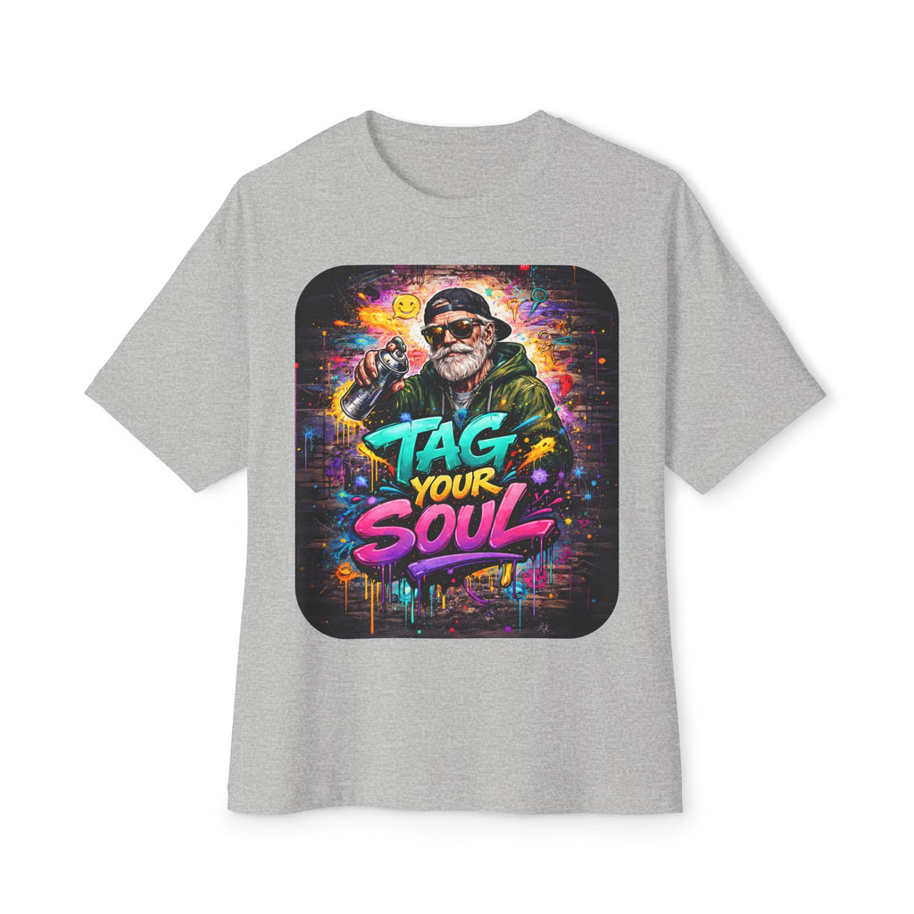 Tag Your Soul Graphic Tee — Retro Graffiti Streetwear T-Shirt