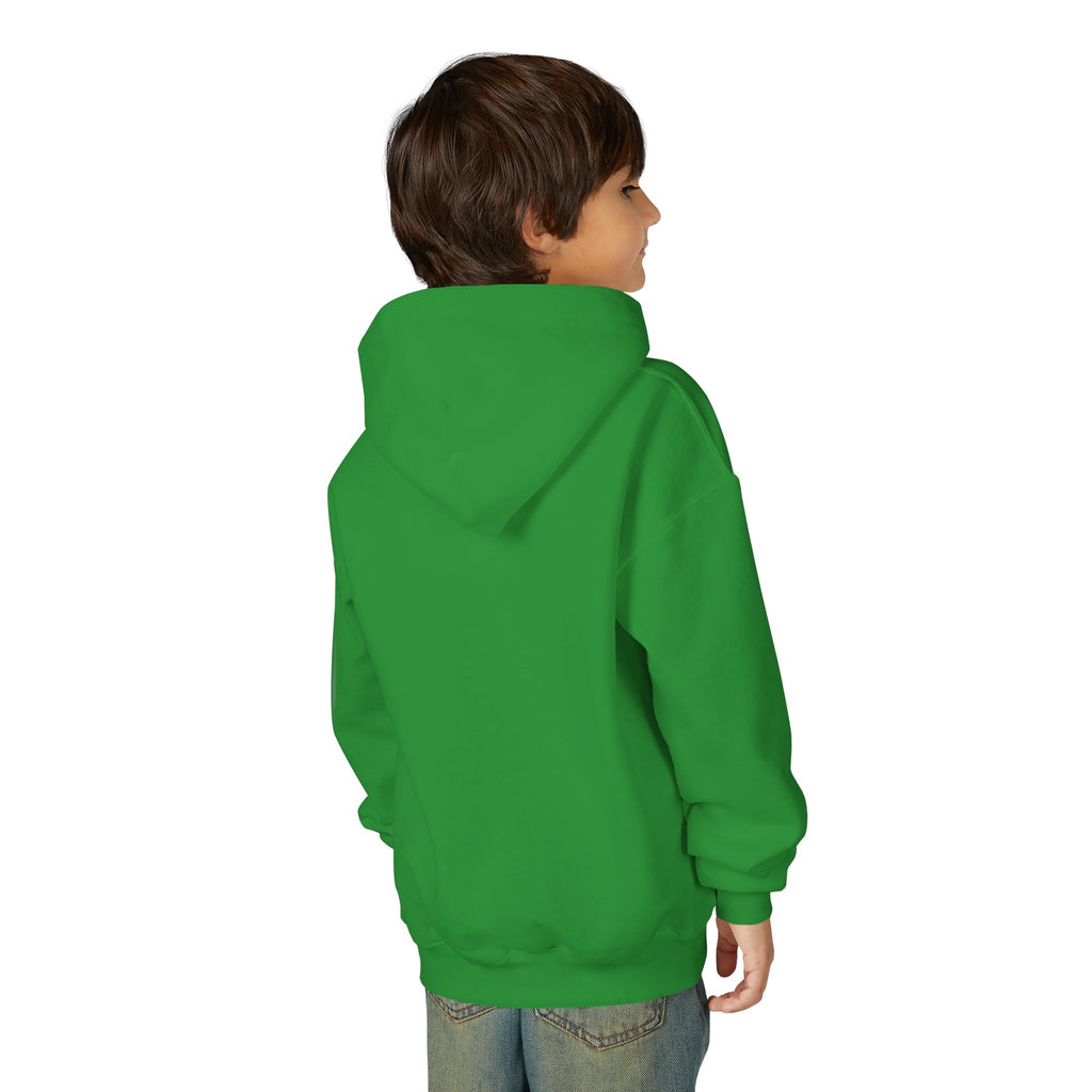 Youth Hoodie — Neon Cyber Jungle Graphic "CONSUMER"