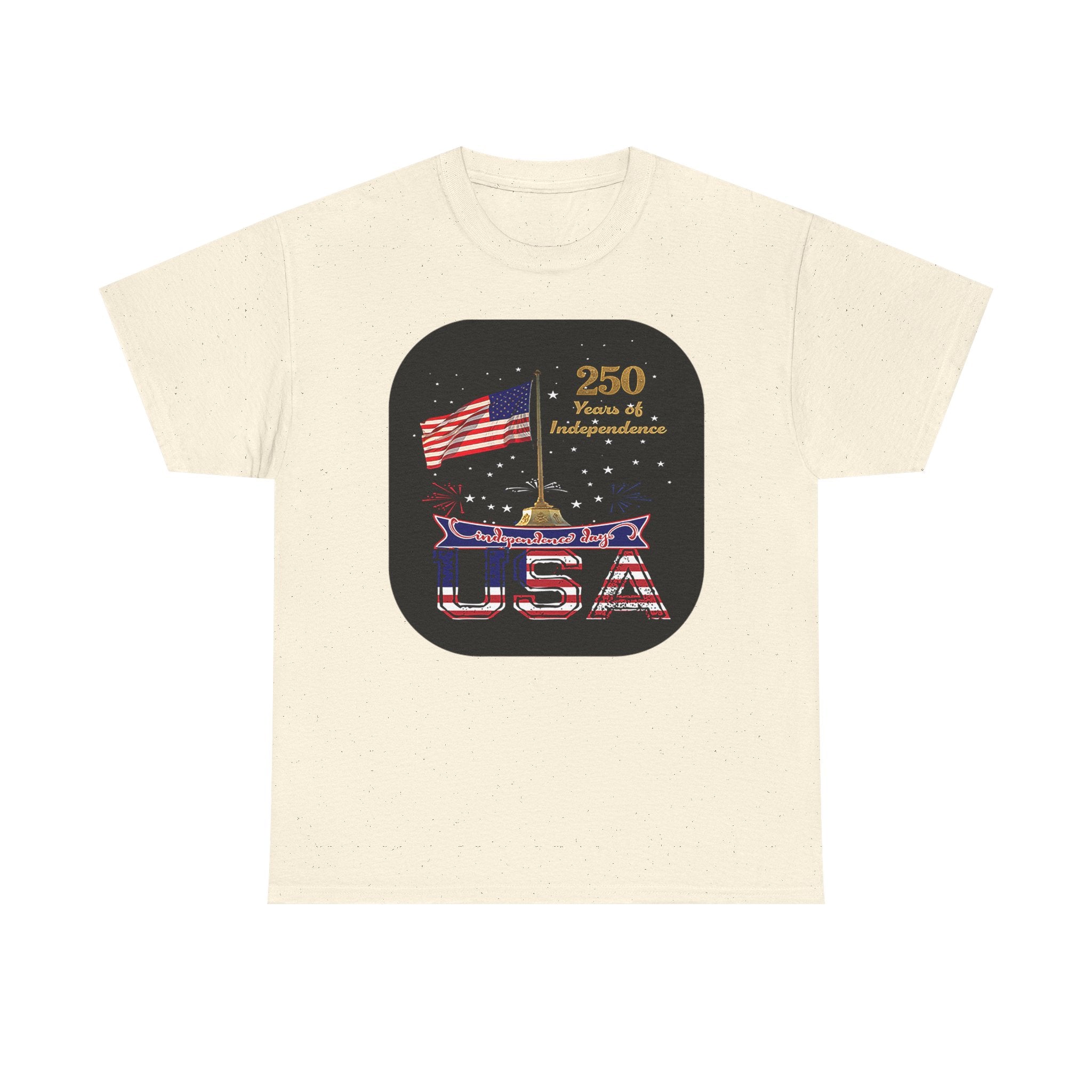 USA 250th Independence Graphic Tee — American Flag Bicentennial Celebration T-Shirt