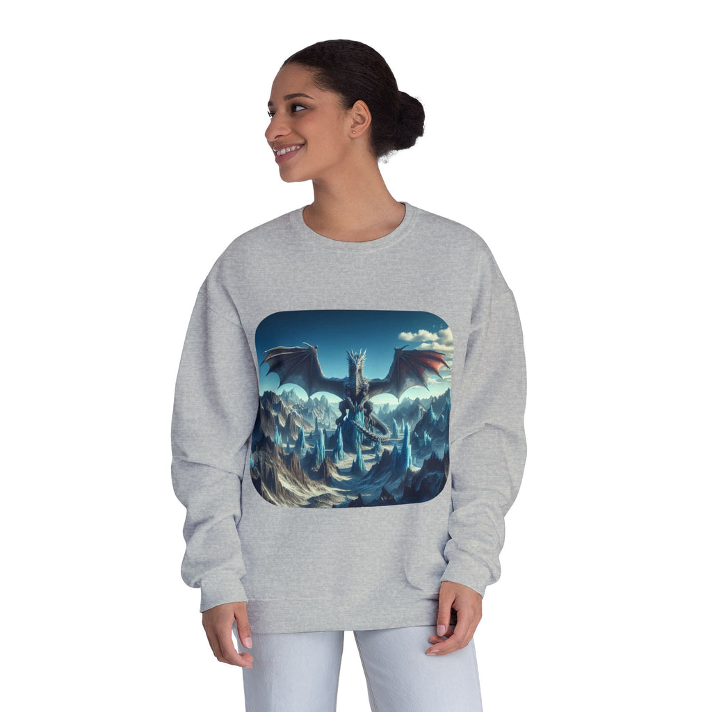 Dragon Graphic Crewneck Sweatshirt — Eye‑Catching Mythical Design