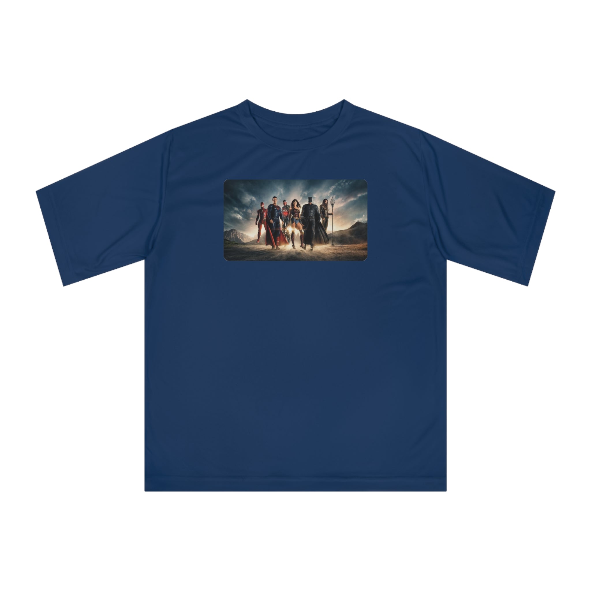 Justice League Graphic T-Shirt — Hero Team Movie Poster Design