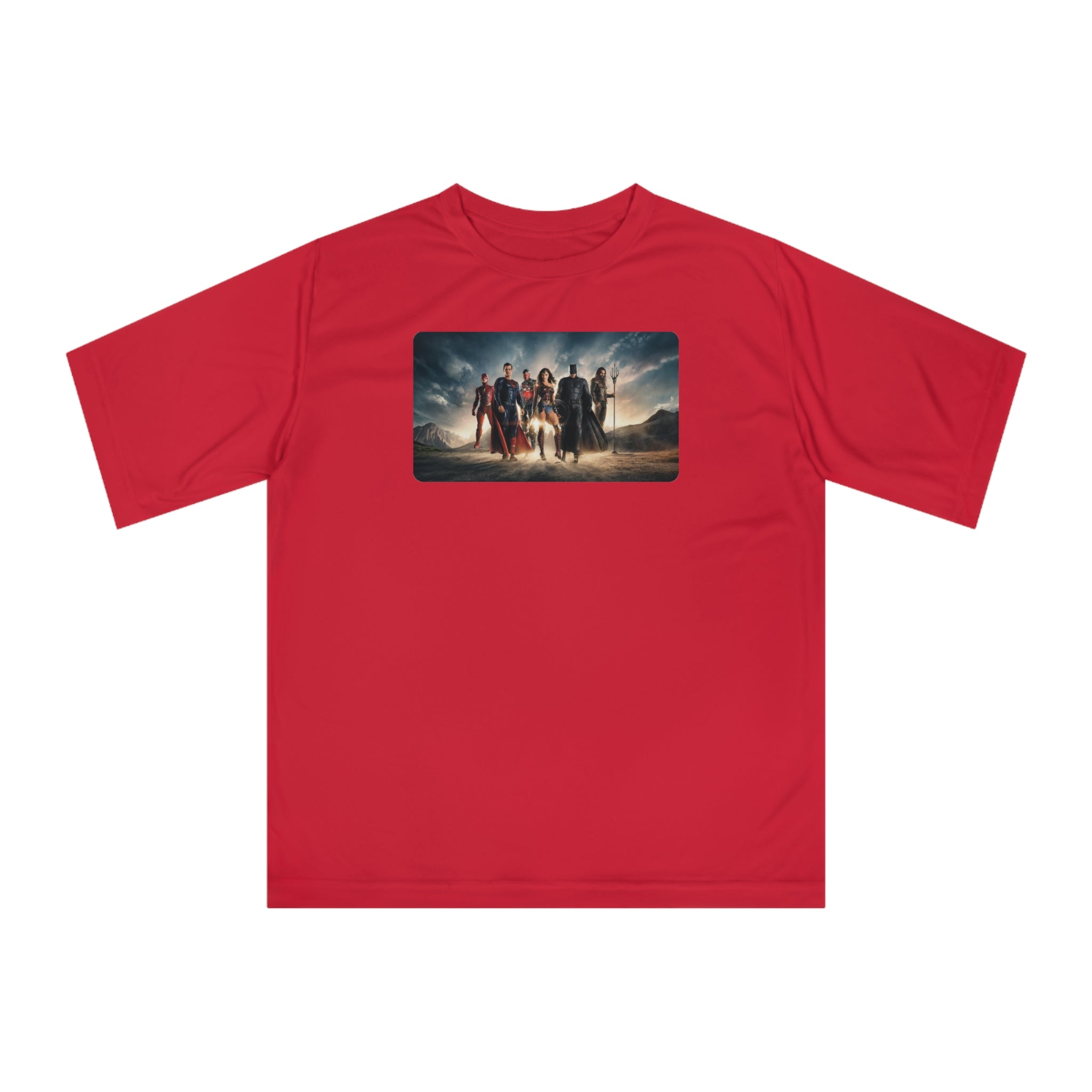 Justice League Graphic T-Shirt — Hero Team Movie Poster Design