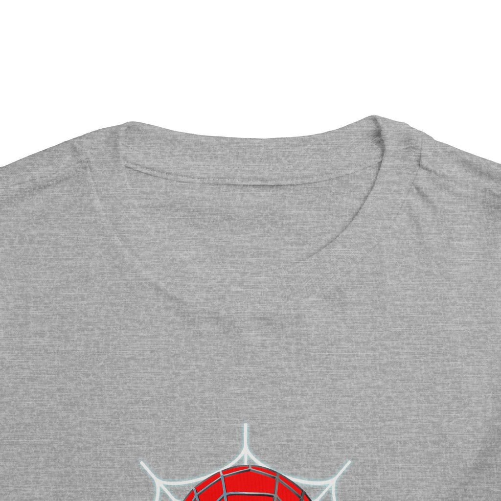 Spider Mask Toddler Tee — Cute Web Hero Graphic Shirt