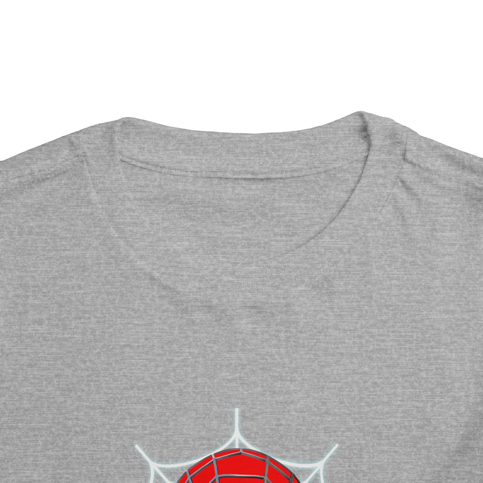 Spider Mask Toddler Tee — Cute Web Hero Graphic Shirt