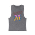 Stay On Shape Muscle Tank — Motivational Gym Quote Fitness Tank