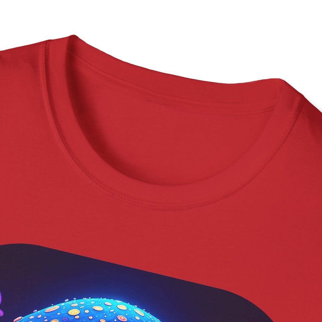 Psychedelic Mushroom Nightscape T-Shirt