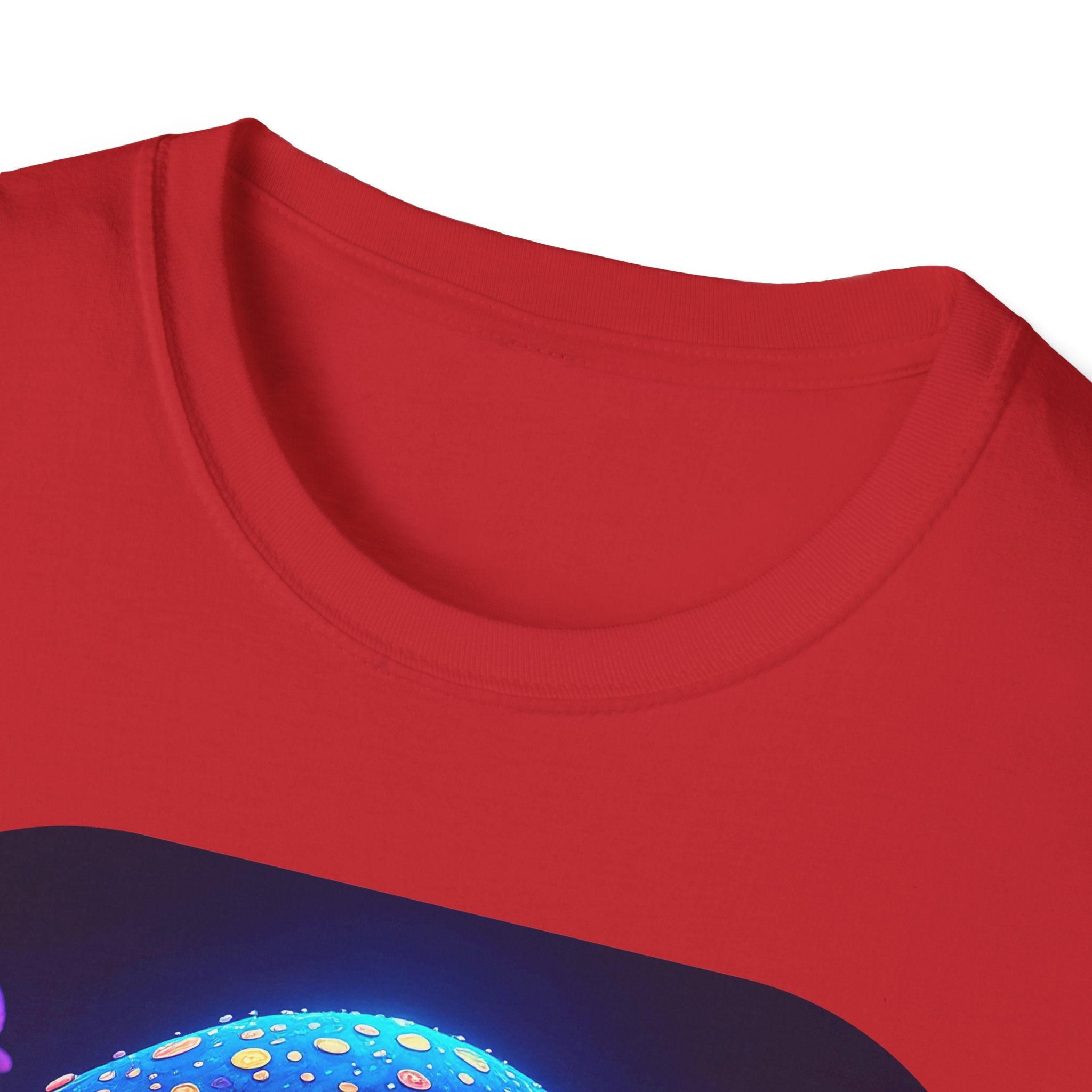 Psychedelic Mushroom Nightscape T-Shirt