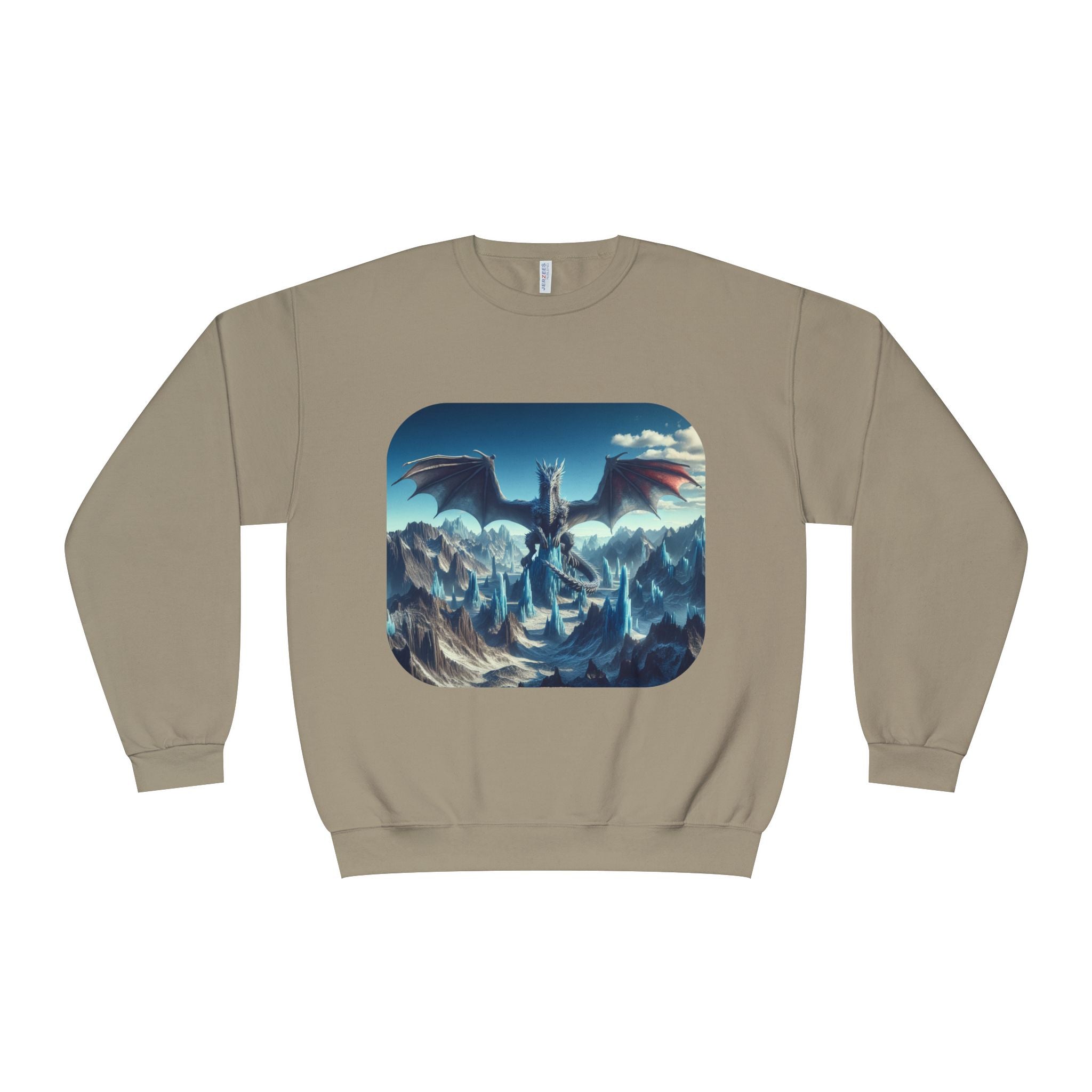 Dragon Graphic Crewneck Sweatshirt — Eye‑Catching Mythical Design