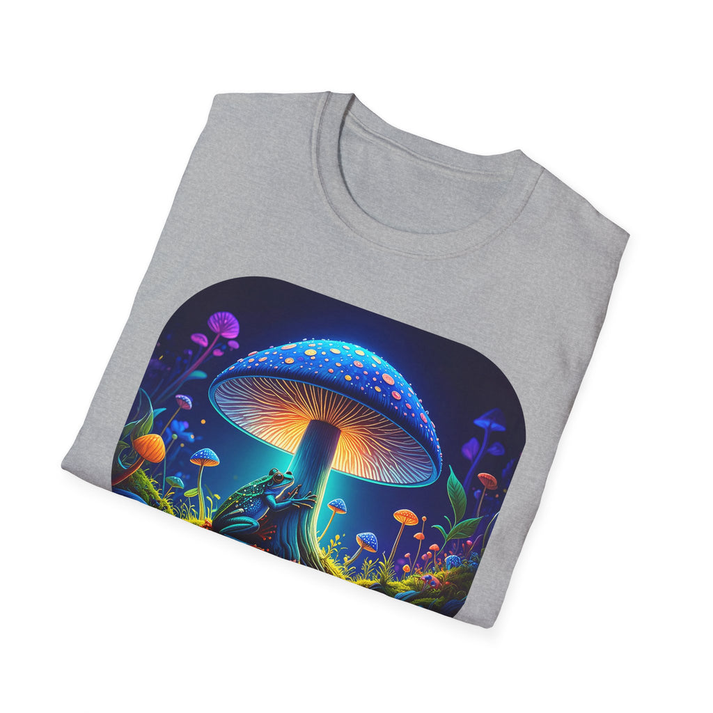 Psychedelic Mushroom Nightscape T-Shirt