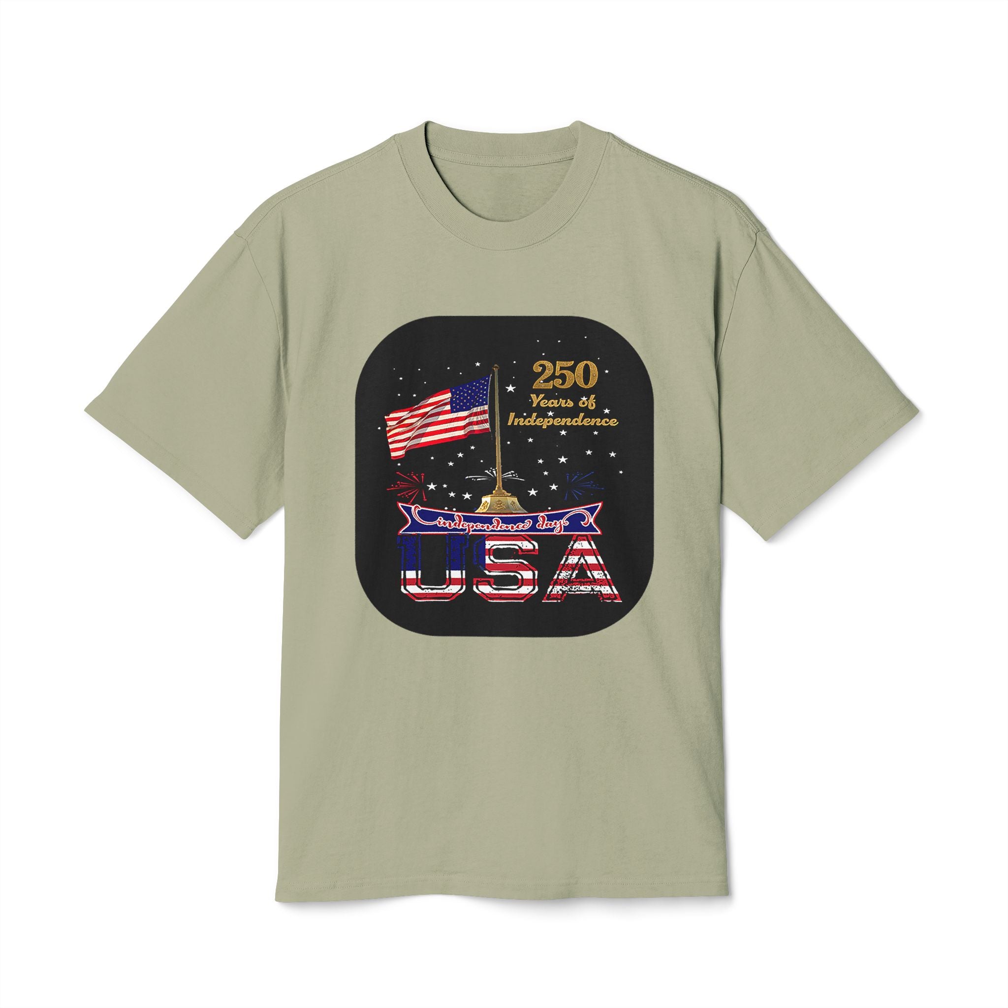 Patriotic Independence Tee — "250 Years of Independence"